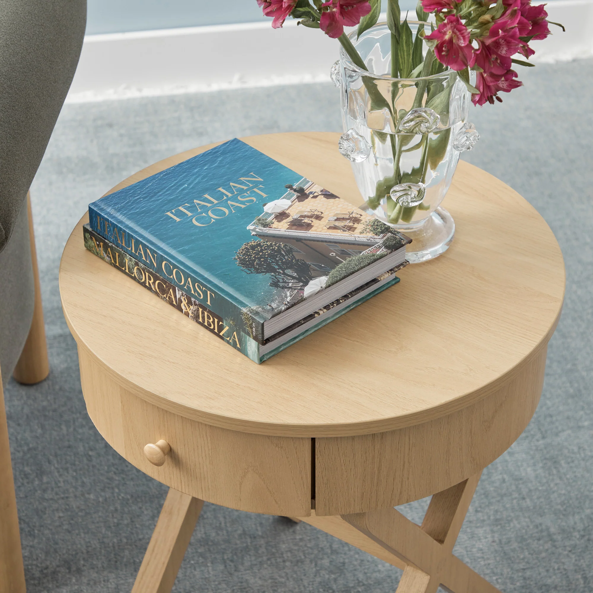Lee Side Table Oak - Image 4