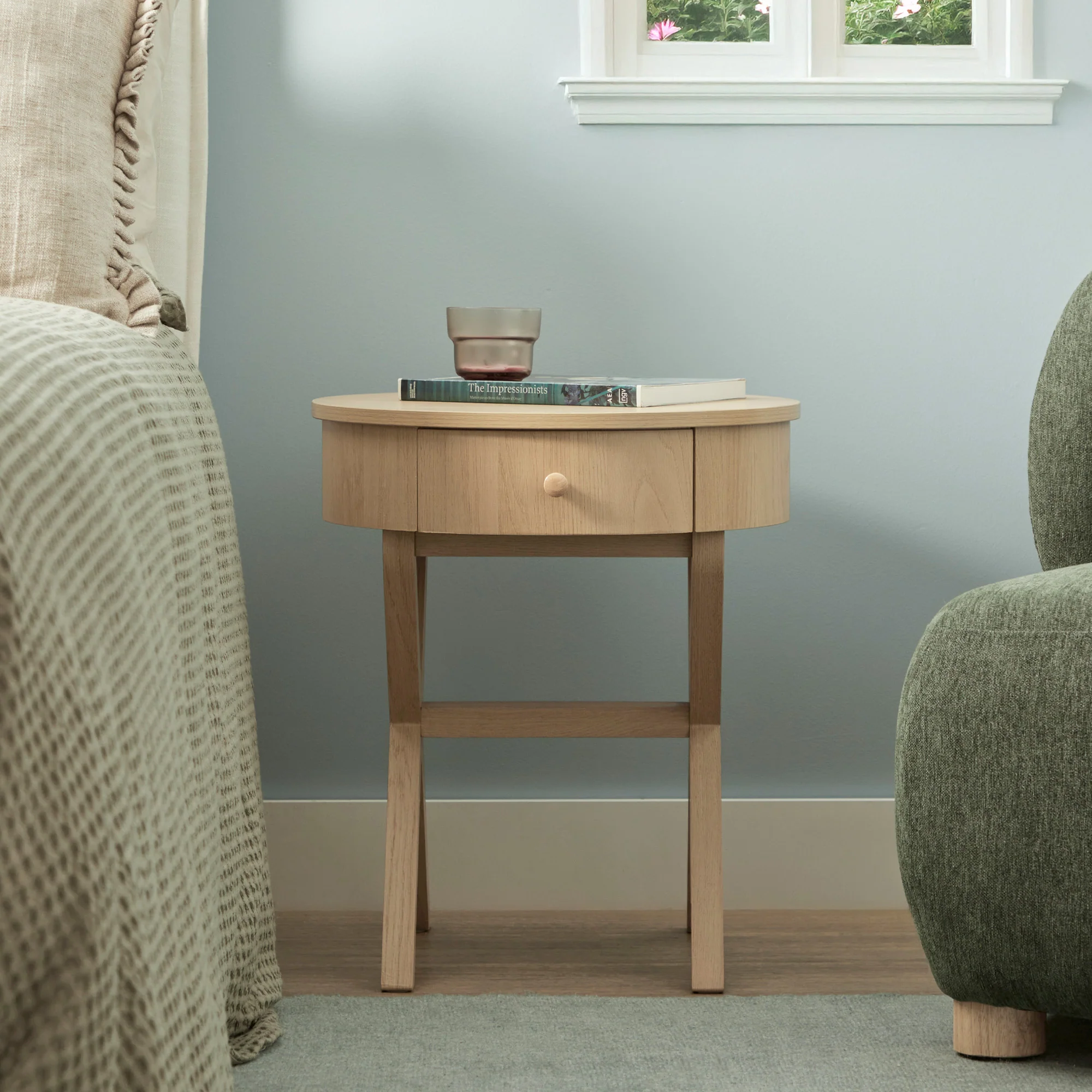Lee Side Table Oak - Image 5