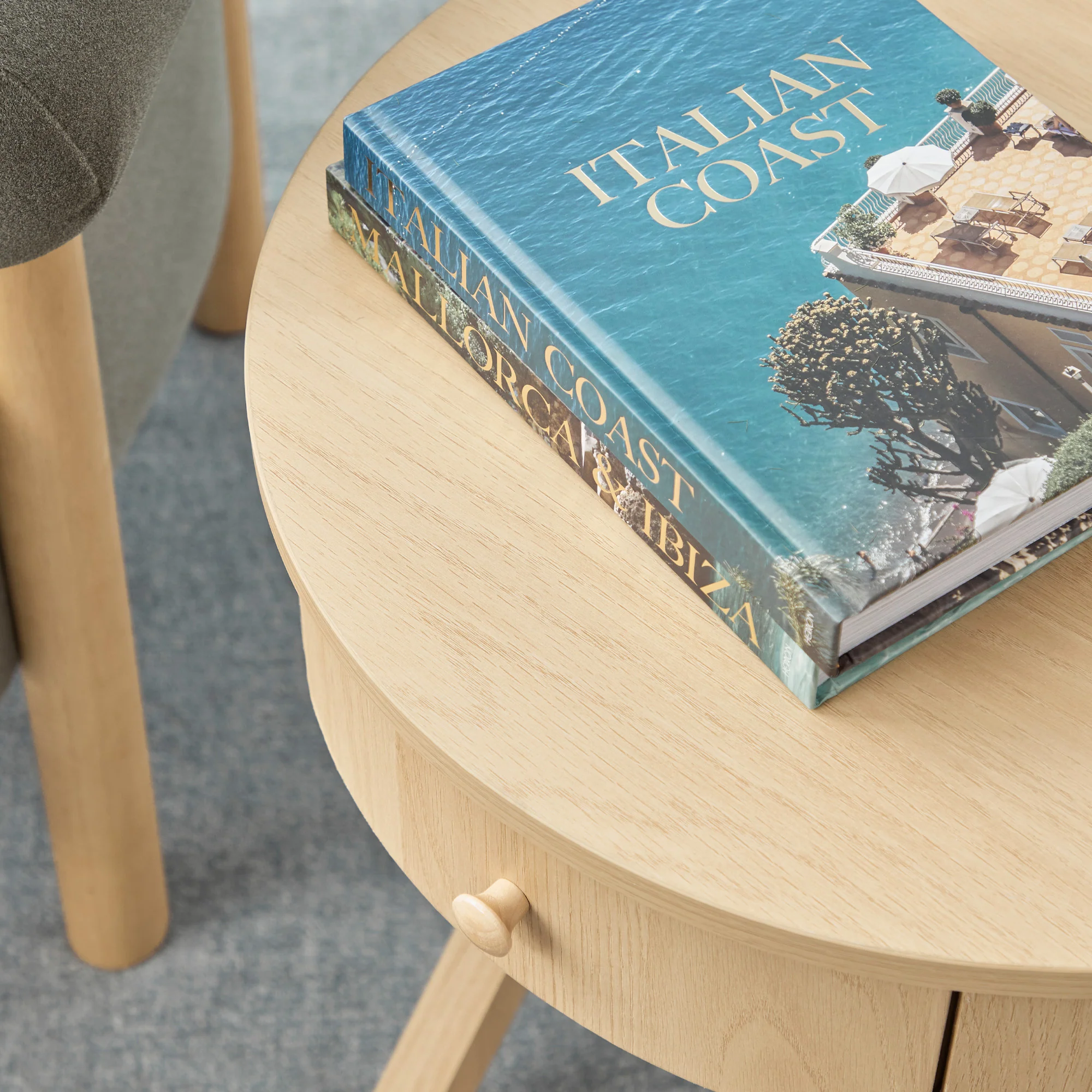 Lee Side Table Oak - Image 6