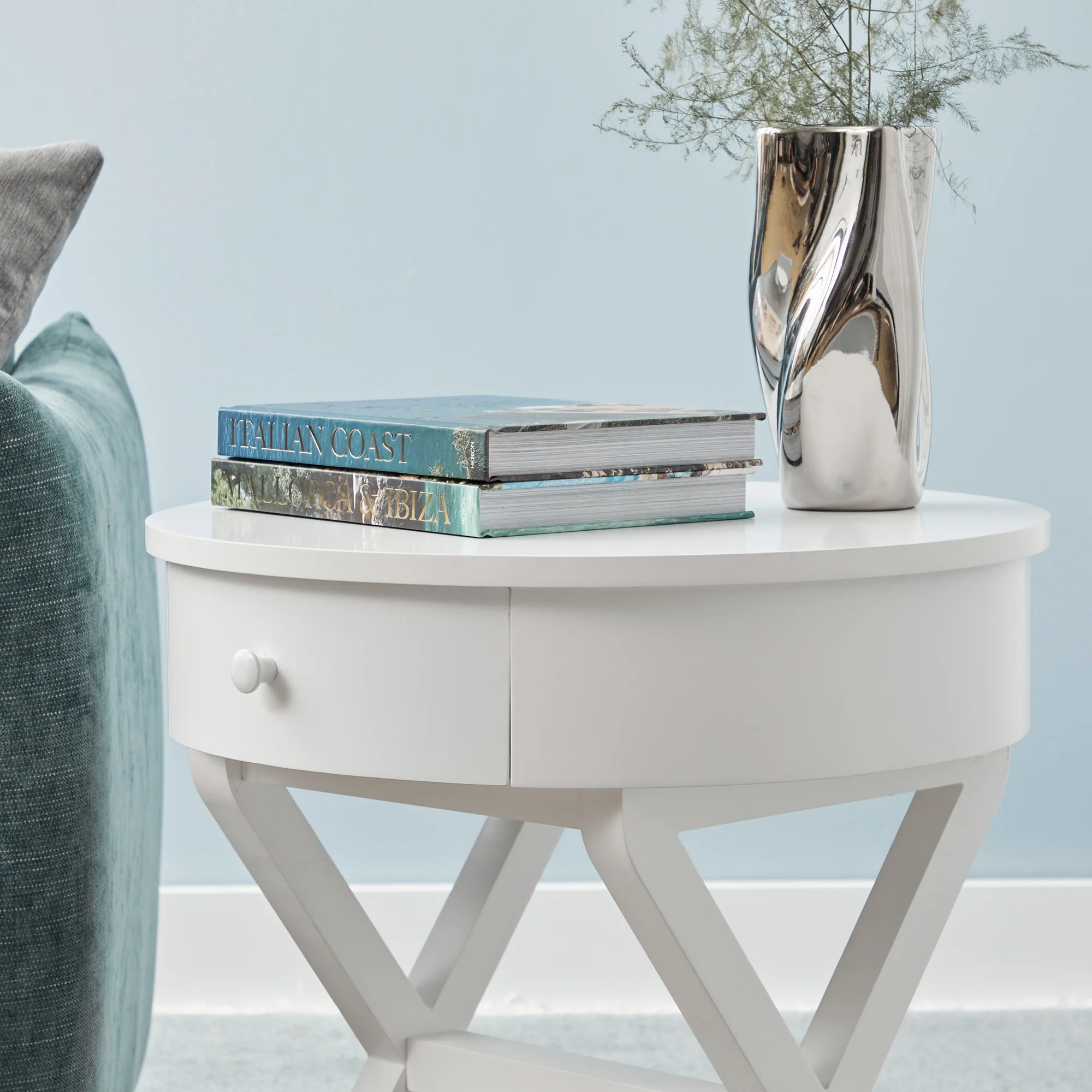 Lee Side Table White - Image 8