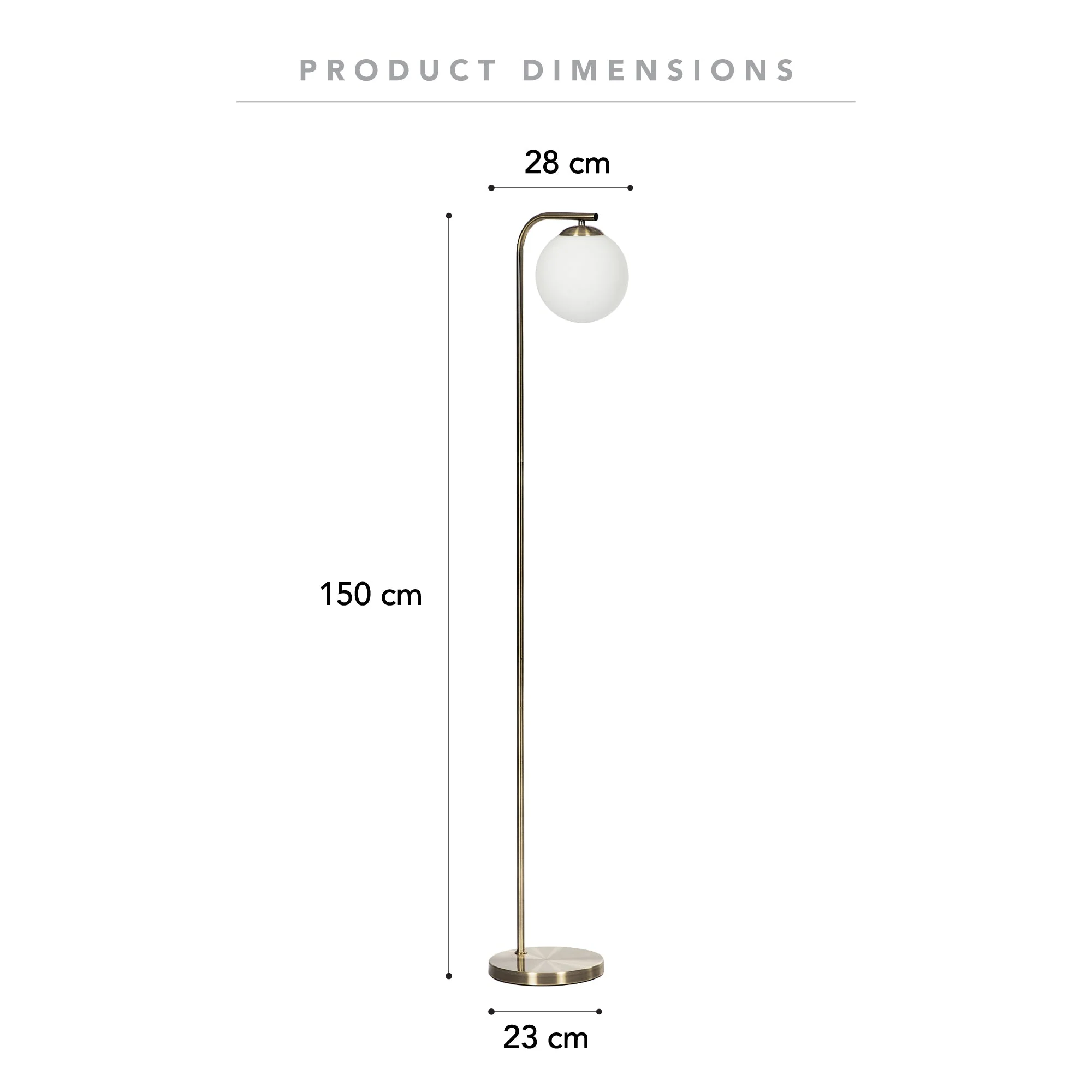 Lexington Floor Lamp Gold - Image 3