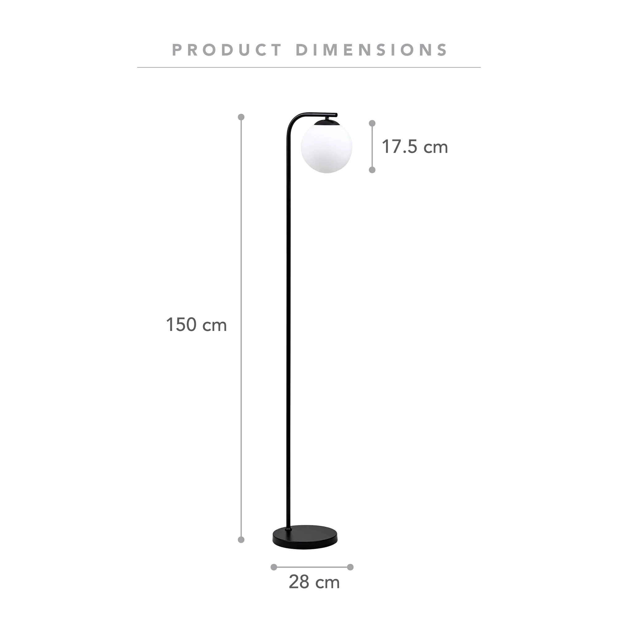 Lexington Floor Lamp Black - Image 3
