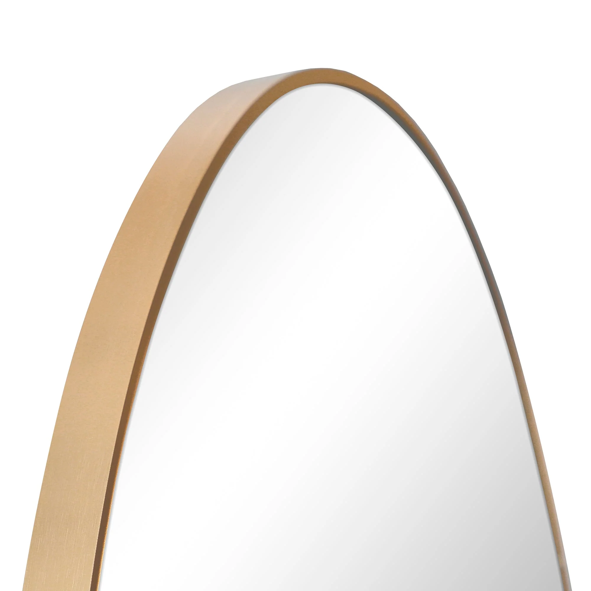 Linda 90cm Round Wall Mirror Gold - Image 5