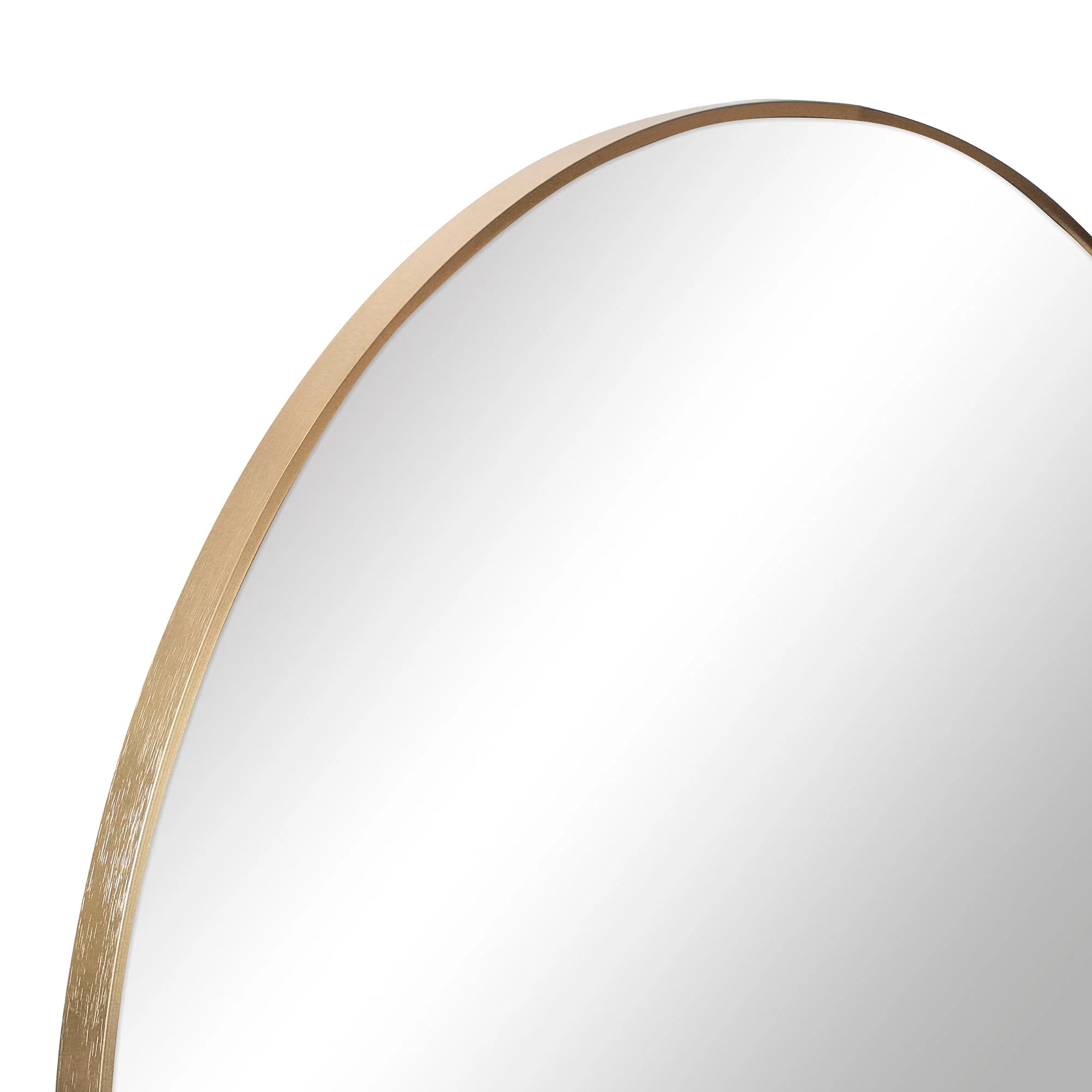 Linda 90cm Round Wall Mirror Gold - Image 8