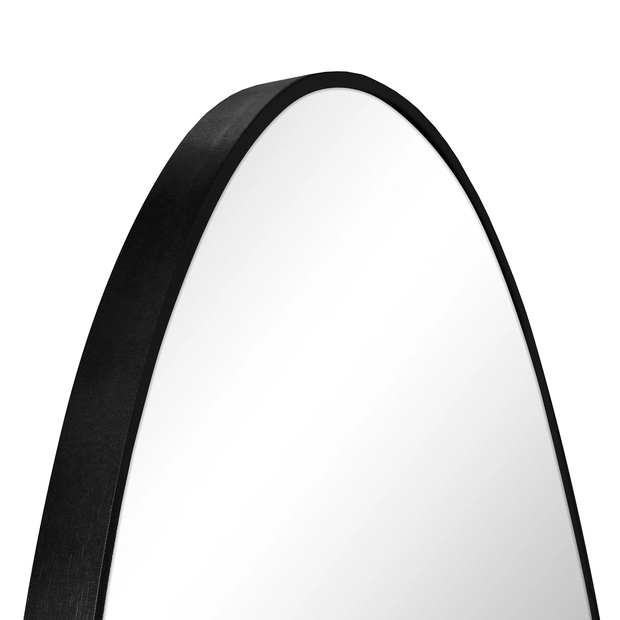 Linda 90cm Round Wall Mirror Black - Image 5