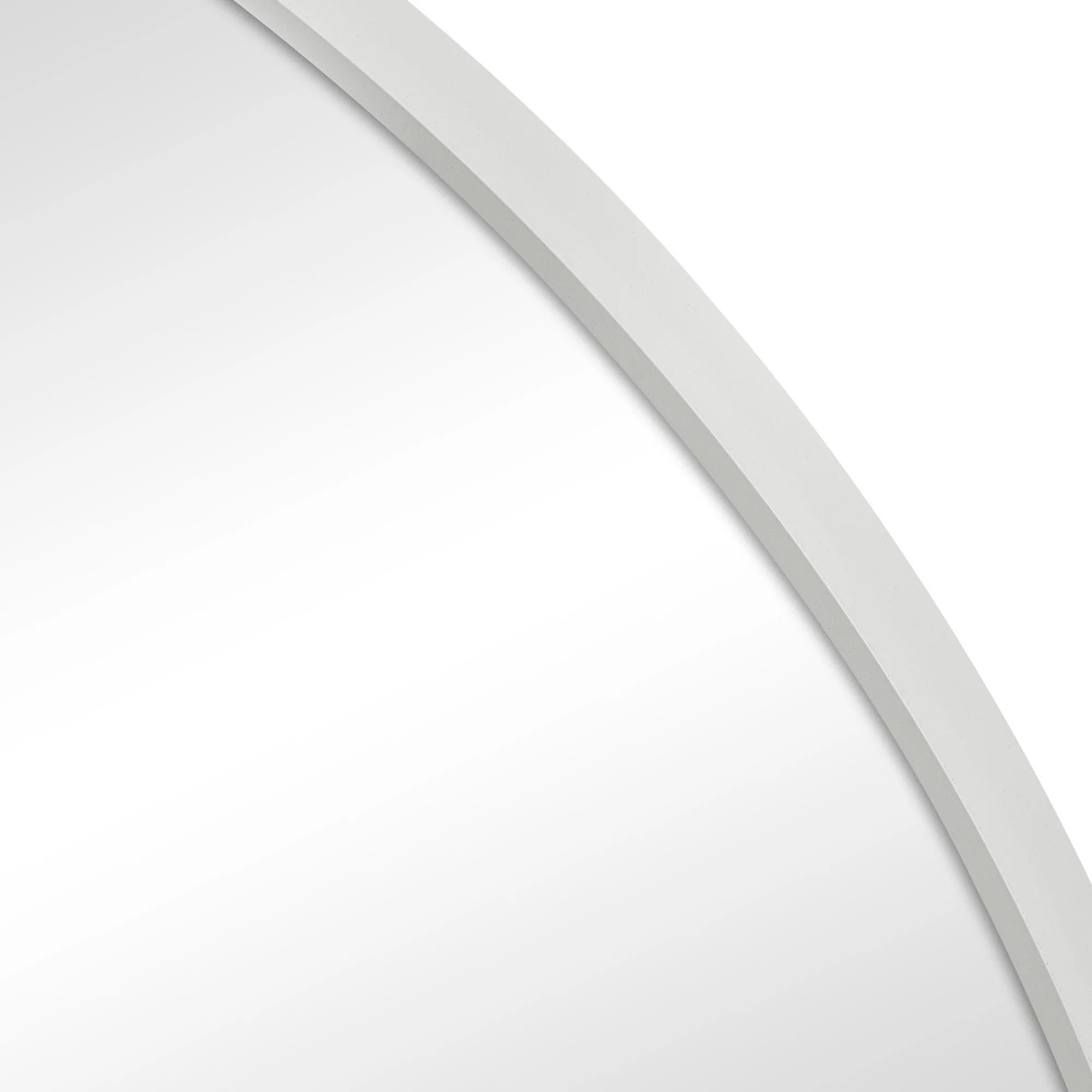 Linda 90cm Round Wall Mirror White - Image 7