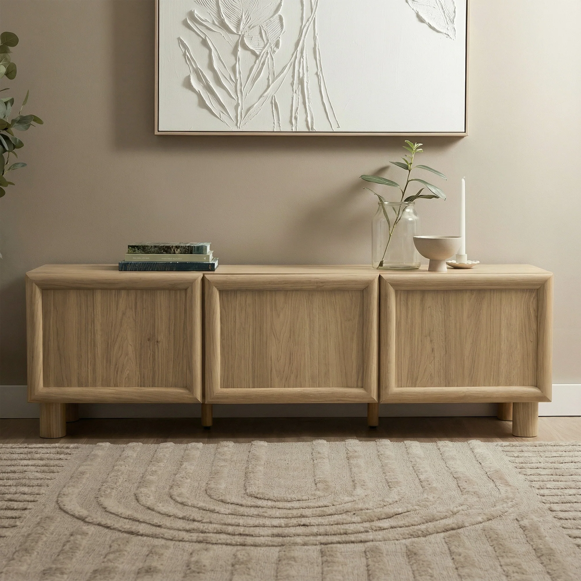 Linero Entertainment Unit Oak (160cm) - Image 4