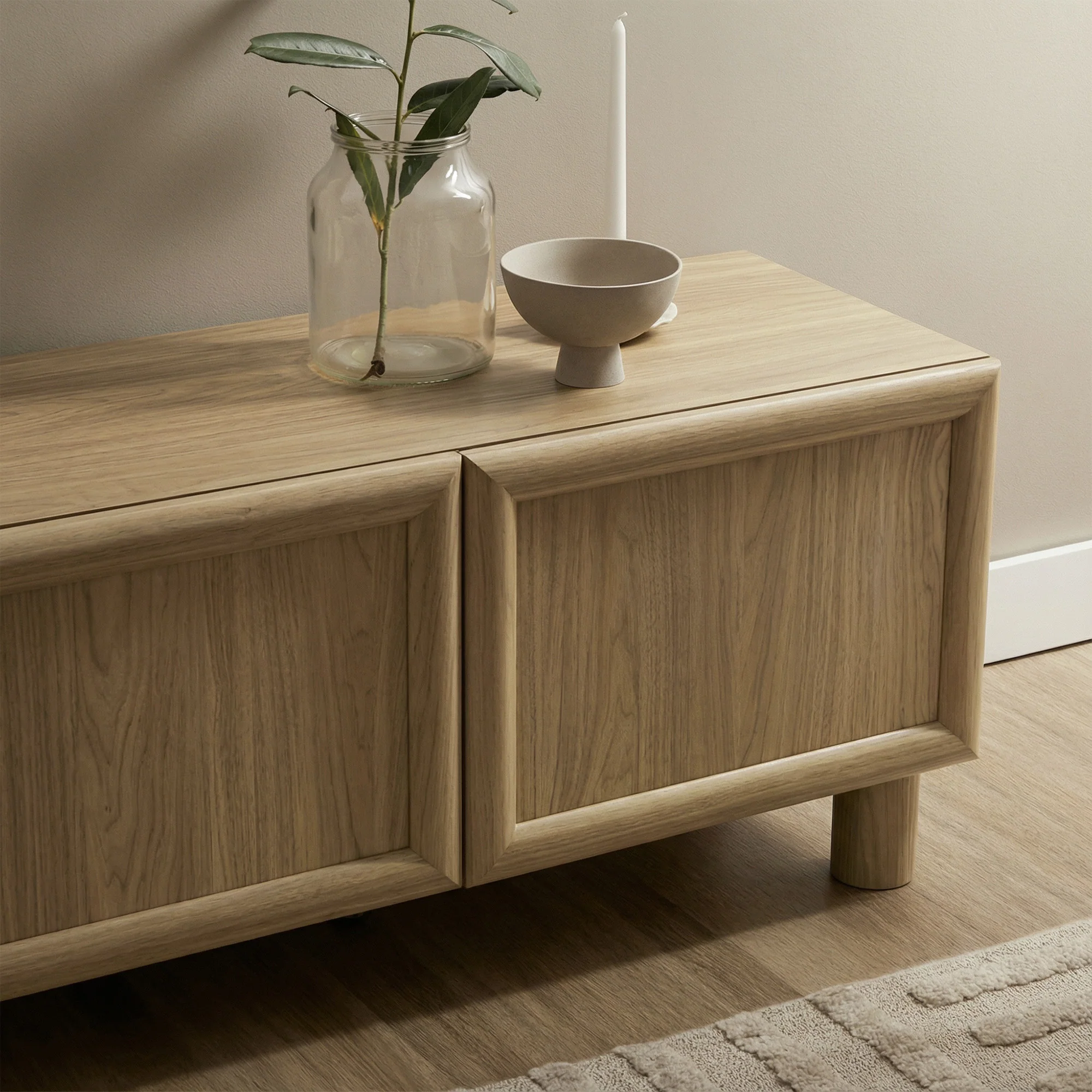 Linero Entertainment Unit Oak (160cm) - Image 6
