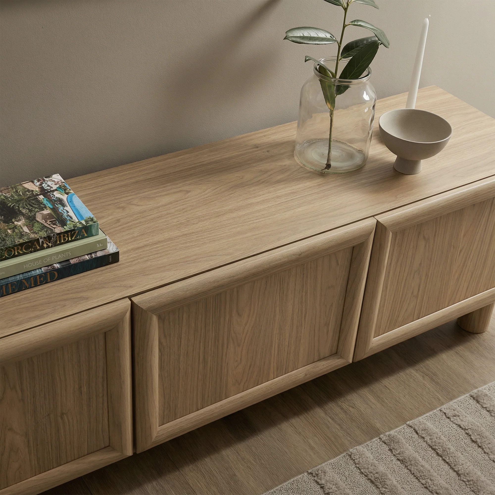 Linero Entertainment Unit Oak (160cm) - Image 9