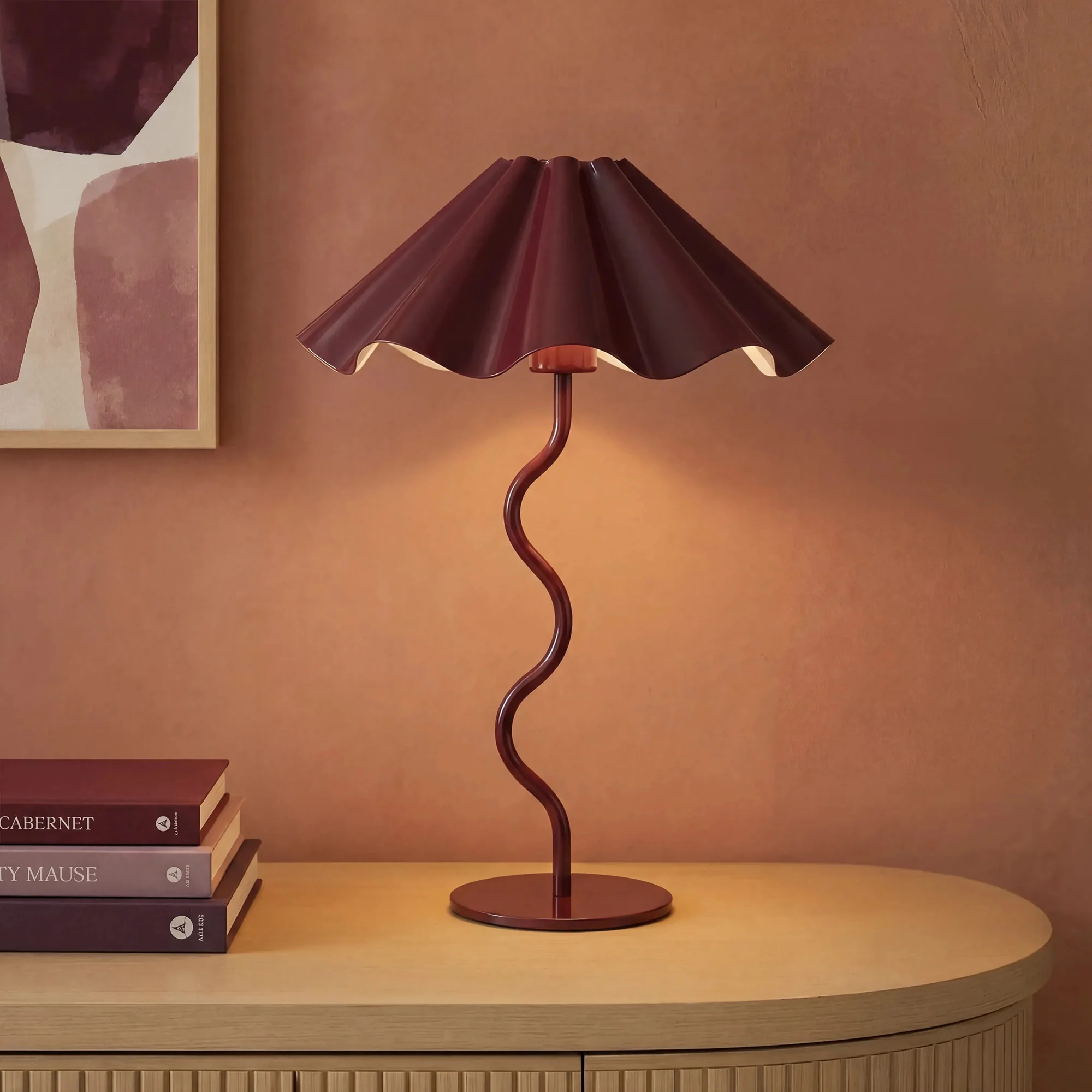 Lola Table Lamp Cabernet - Image 2