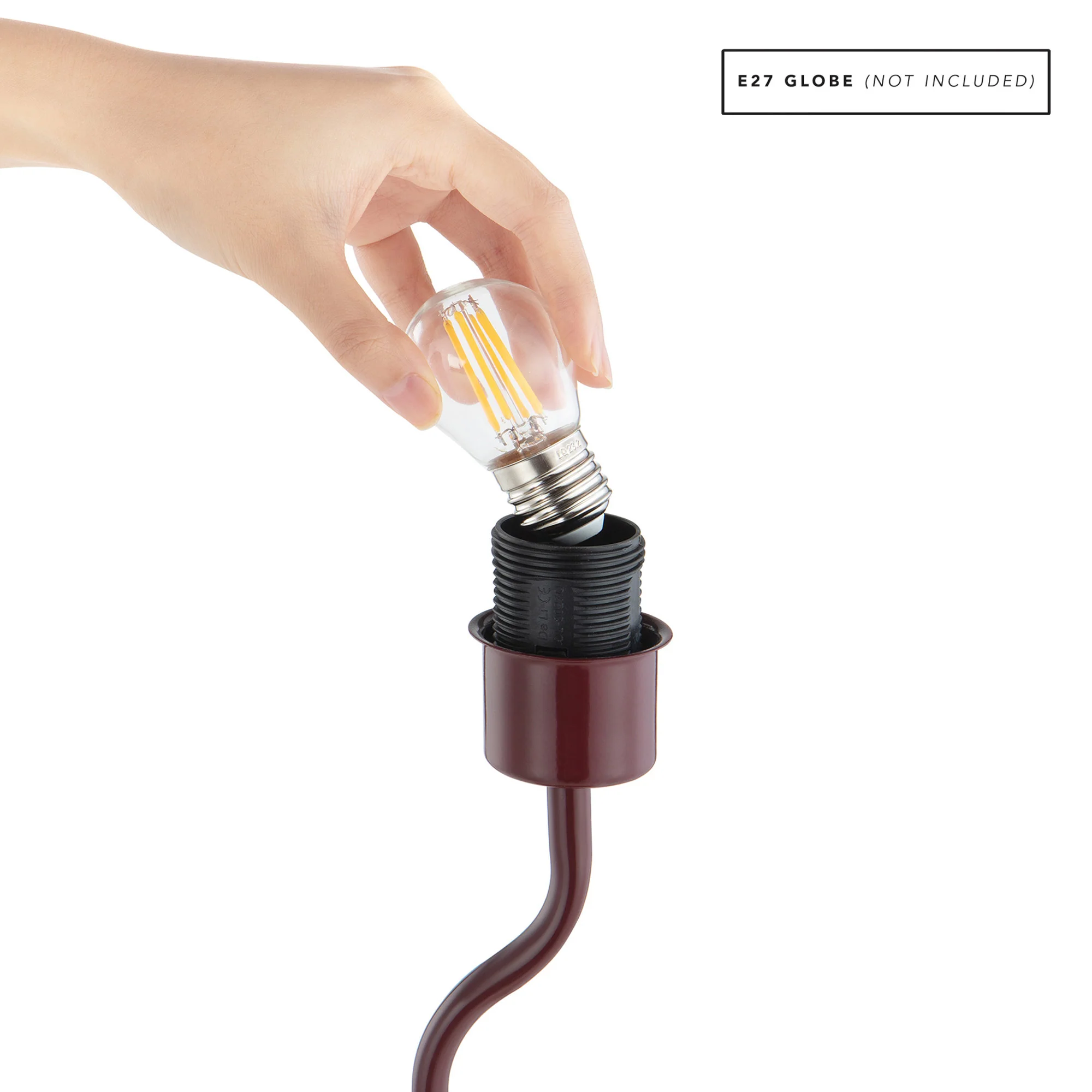 Lola Table Lamp Cabernet - Image 6