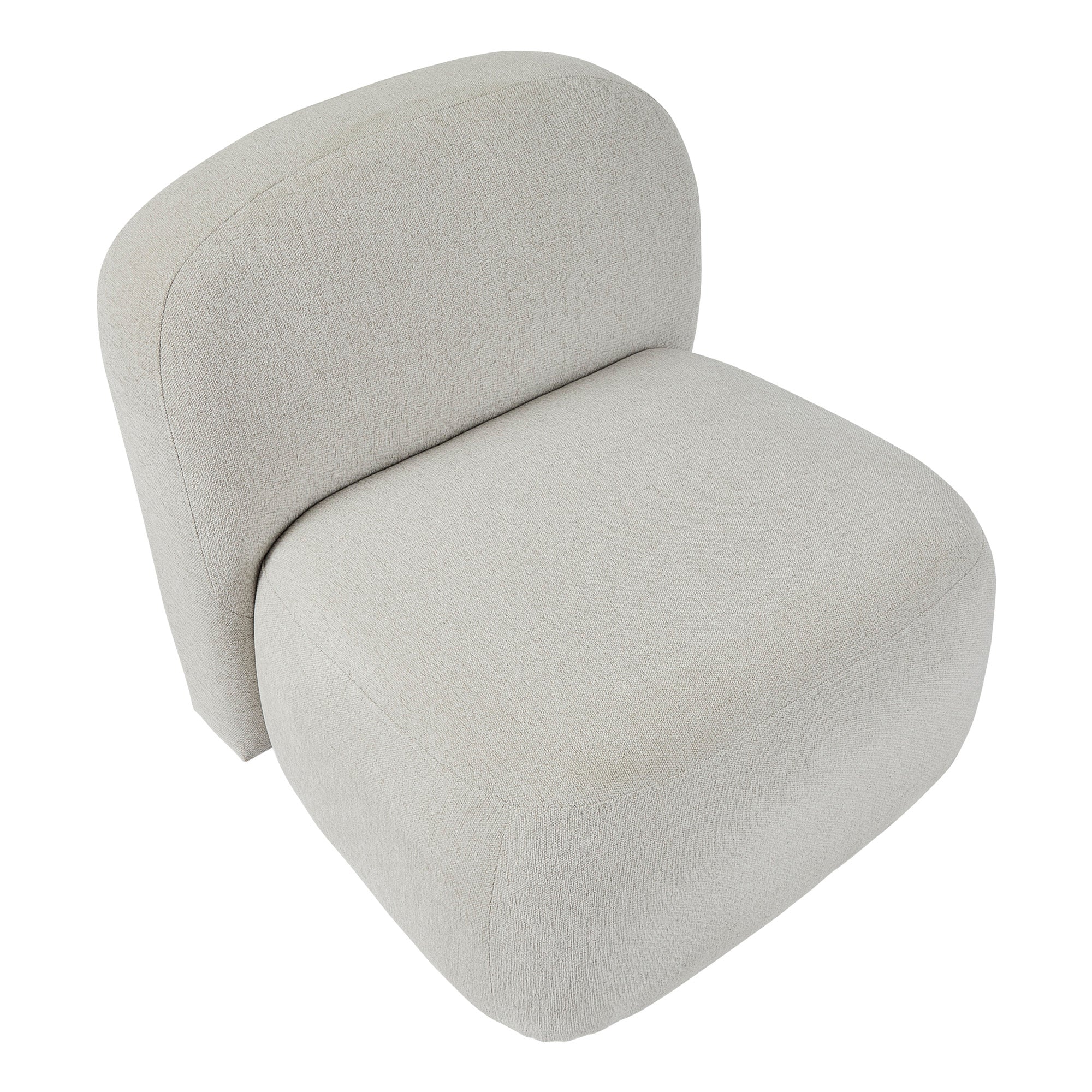 Luca Block Accent Chair Cream - Image 12