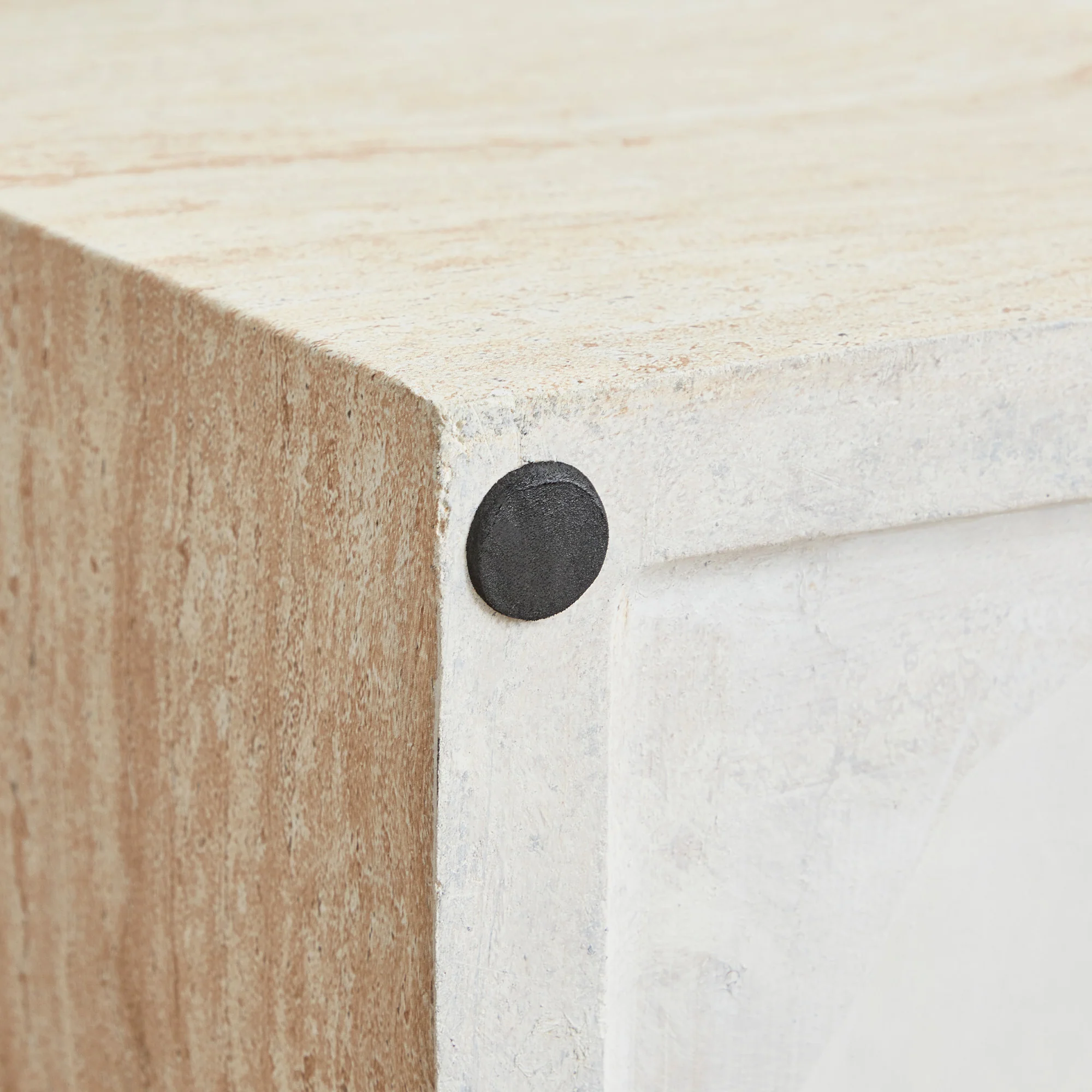 Lucia Travertine Look Side Table - Image 9