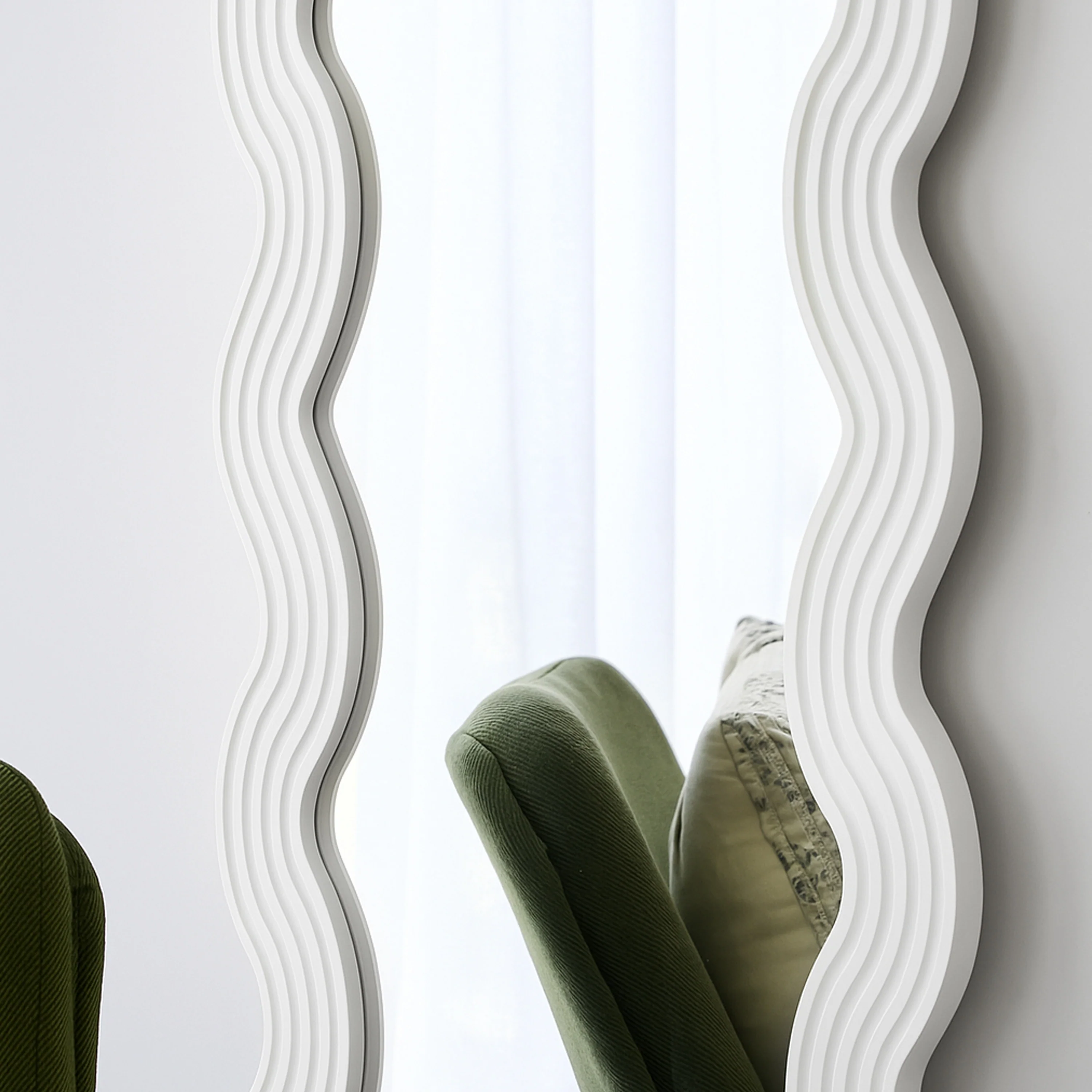 Lulu 160cm Floor Mirror White - Image 4