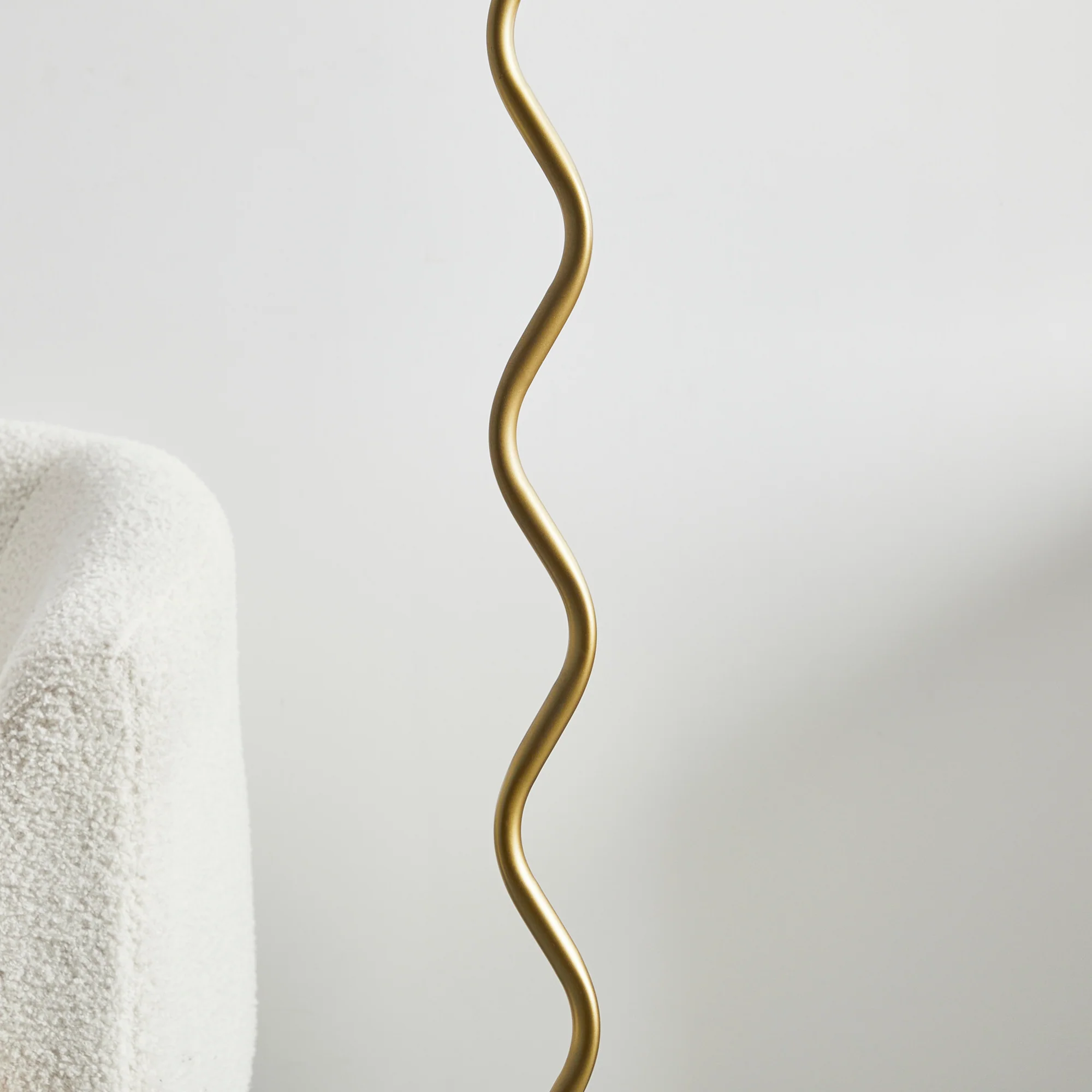 Lulu Squiggle Floor Lamp Gold - Image 7