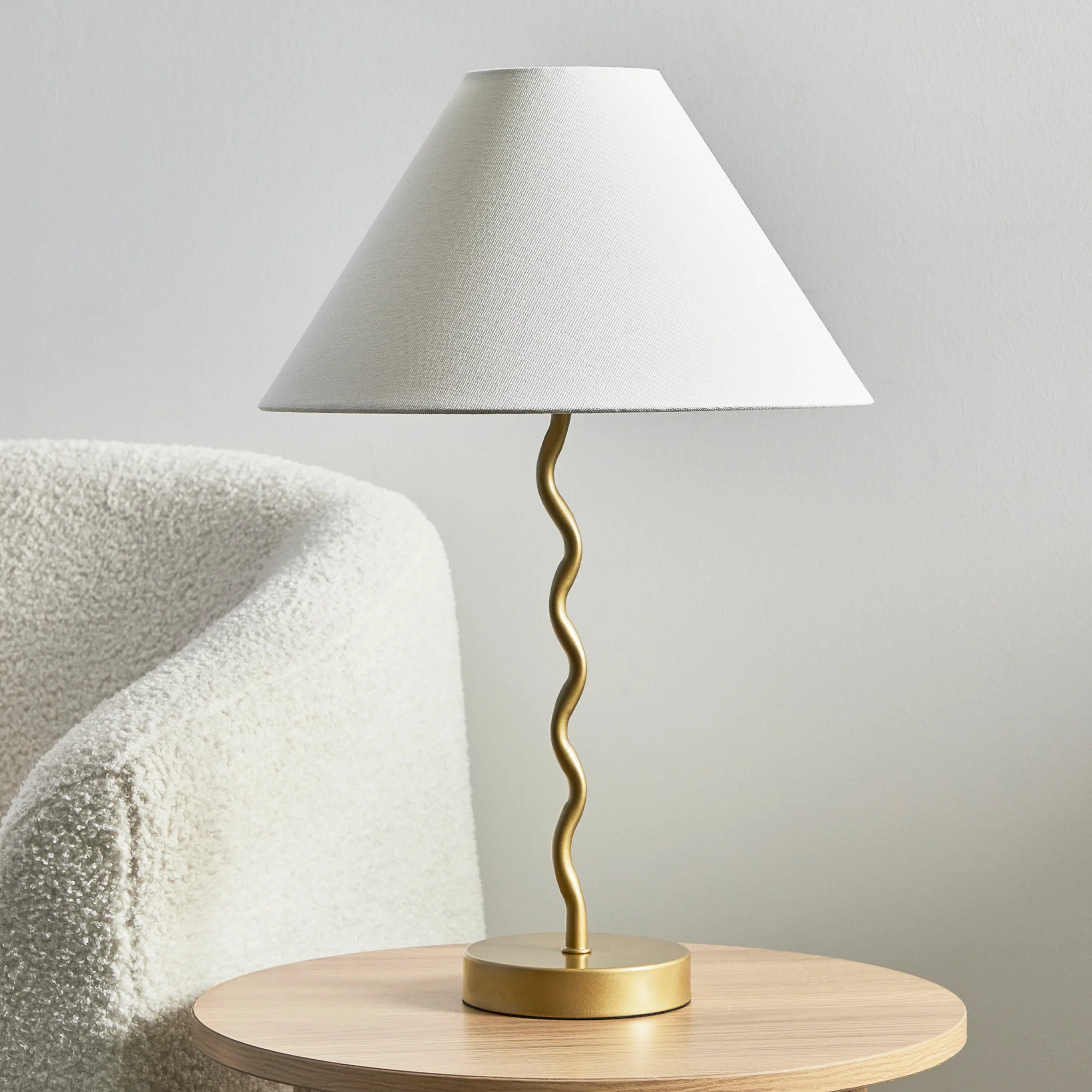 Lulu Squiggle Table Lamp Gold (Set of 2) - Image 4