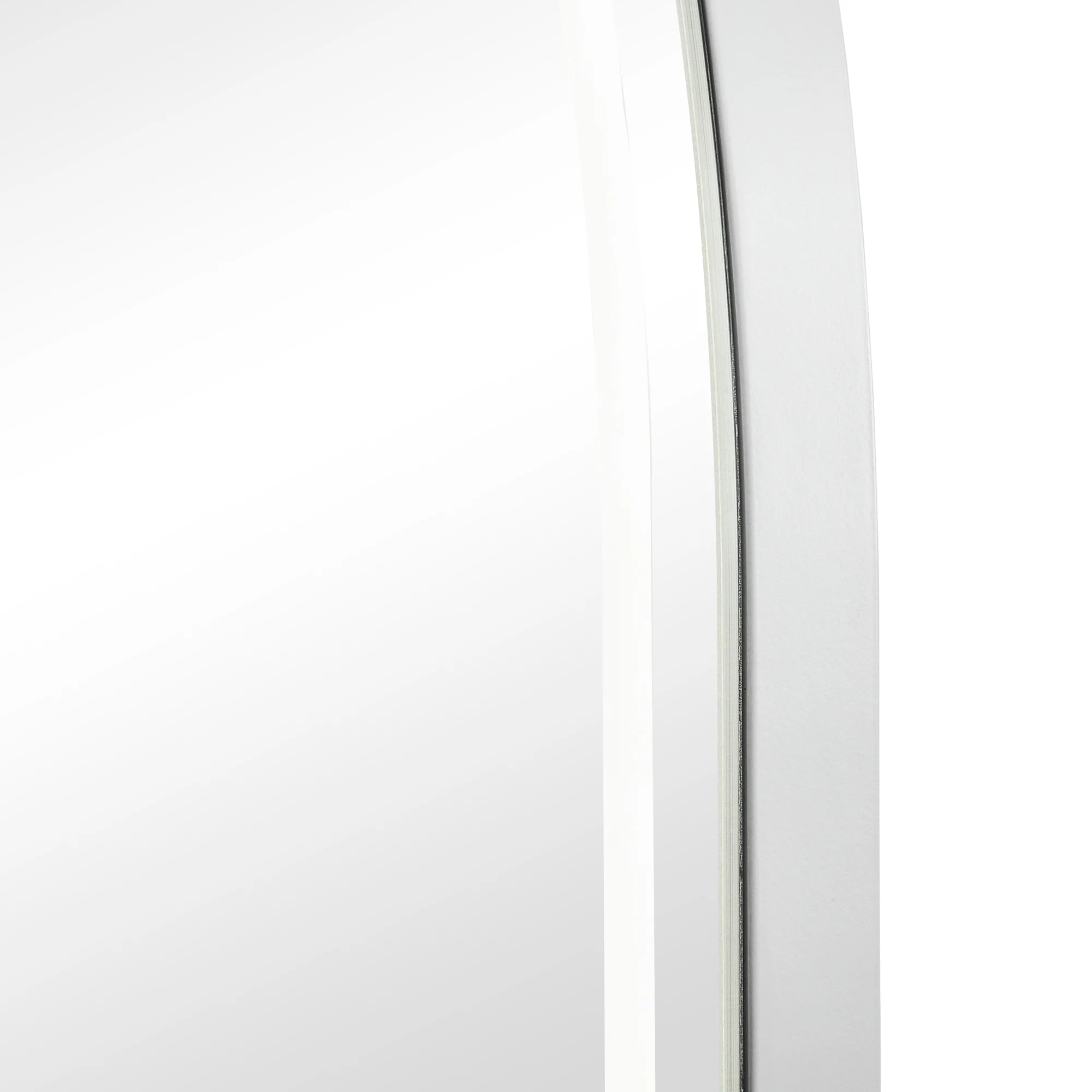 Luna 102cm Arch Front Illuminated Vanity Mirror White - Image 13