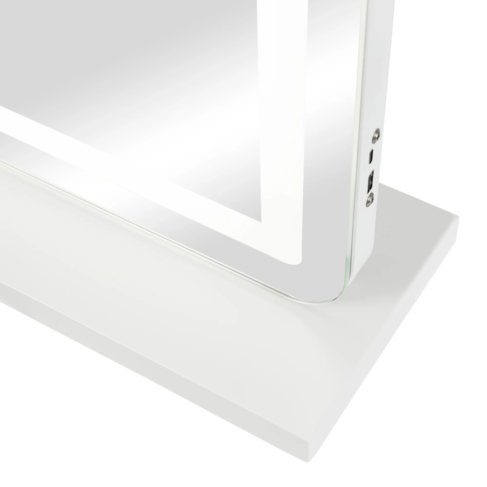 Luna 102cm Arch Front Illuminated Vanity Mirror White - Image 15