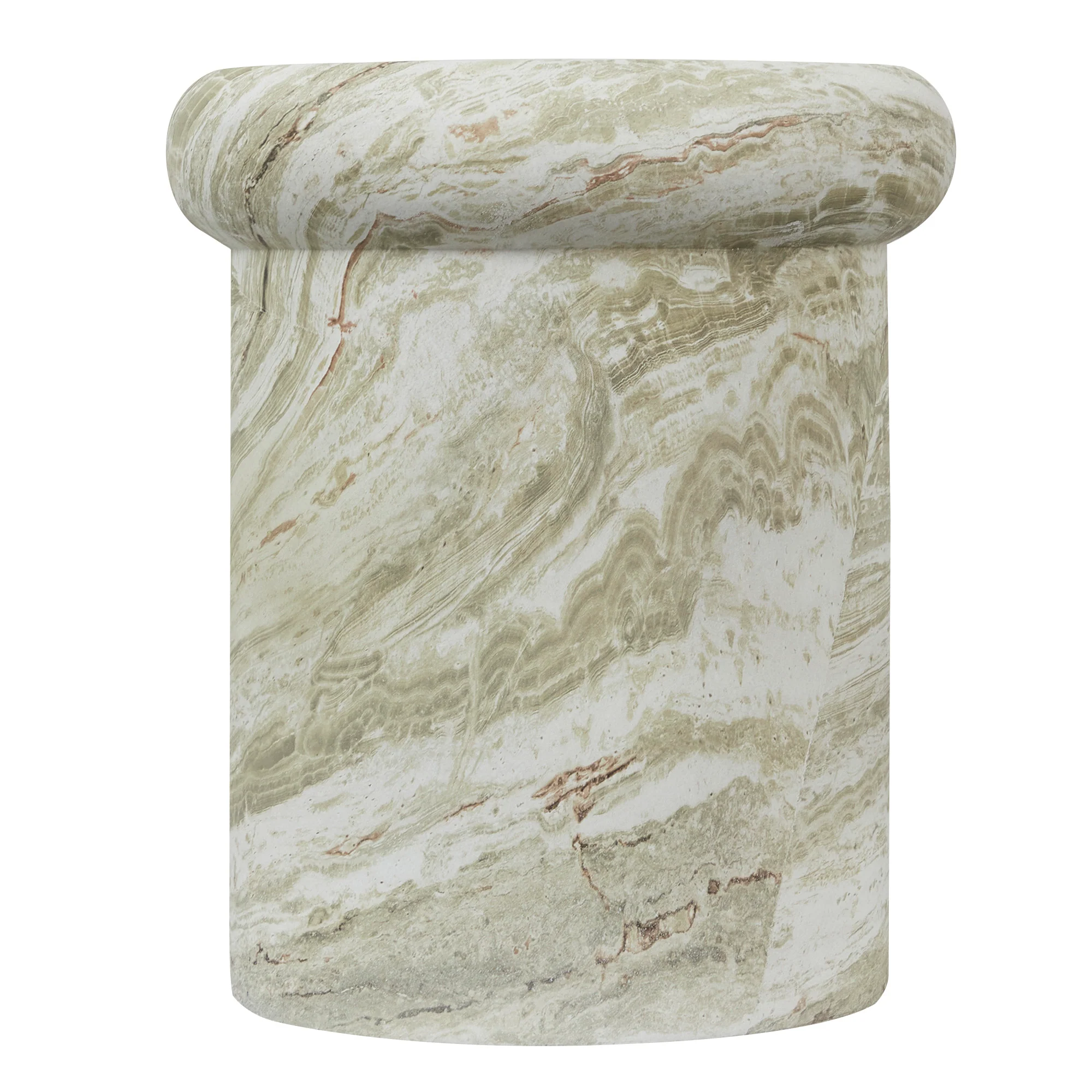Luna MgO Stool Green Marble Look - Image 10