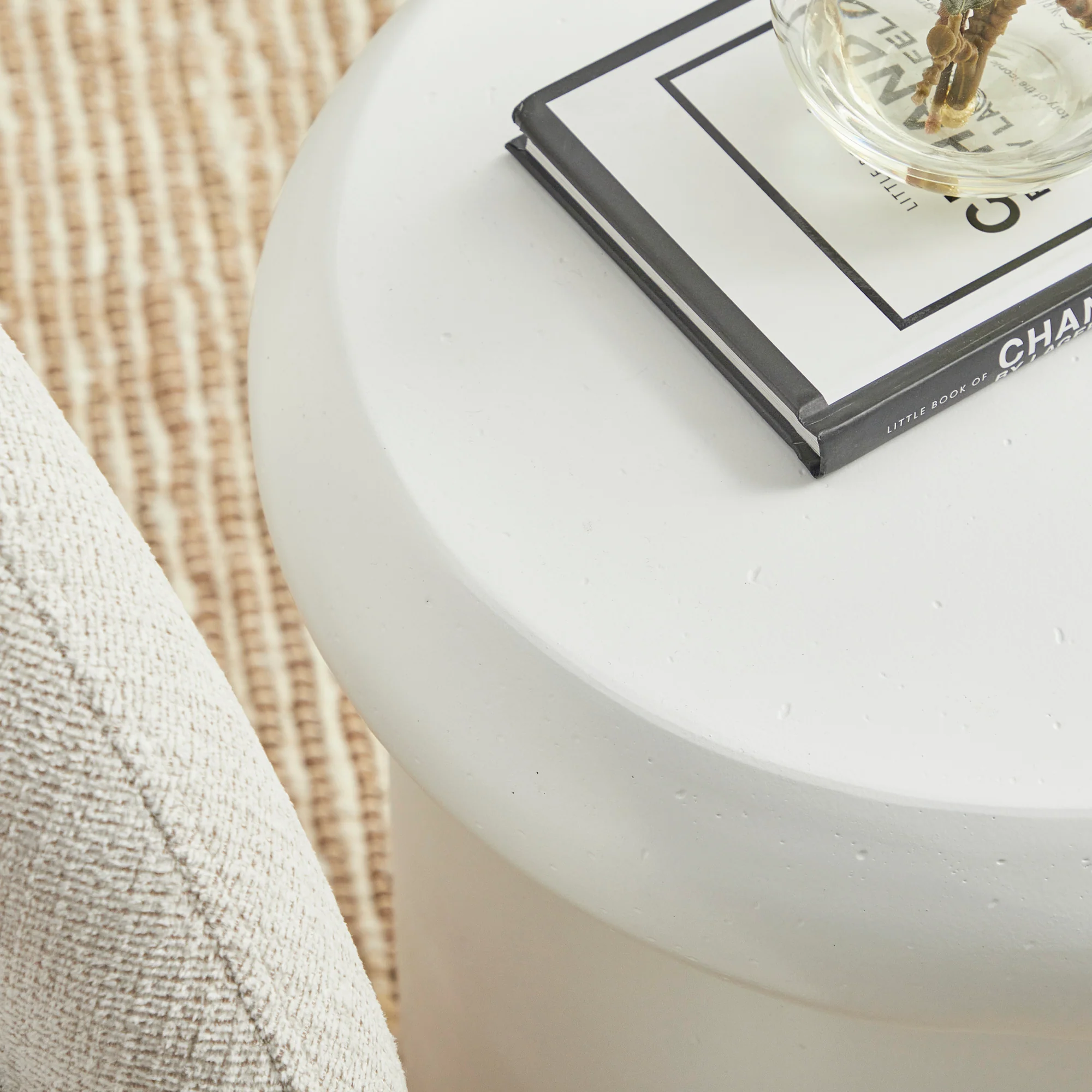 Luna 38cm MgO White Stool - Image 5