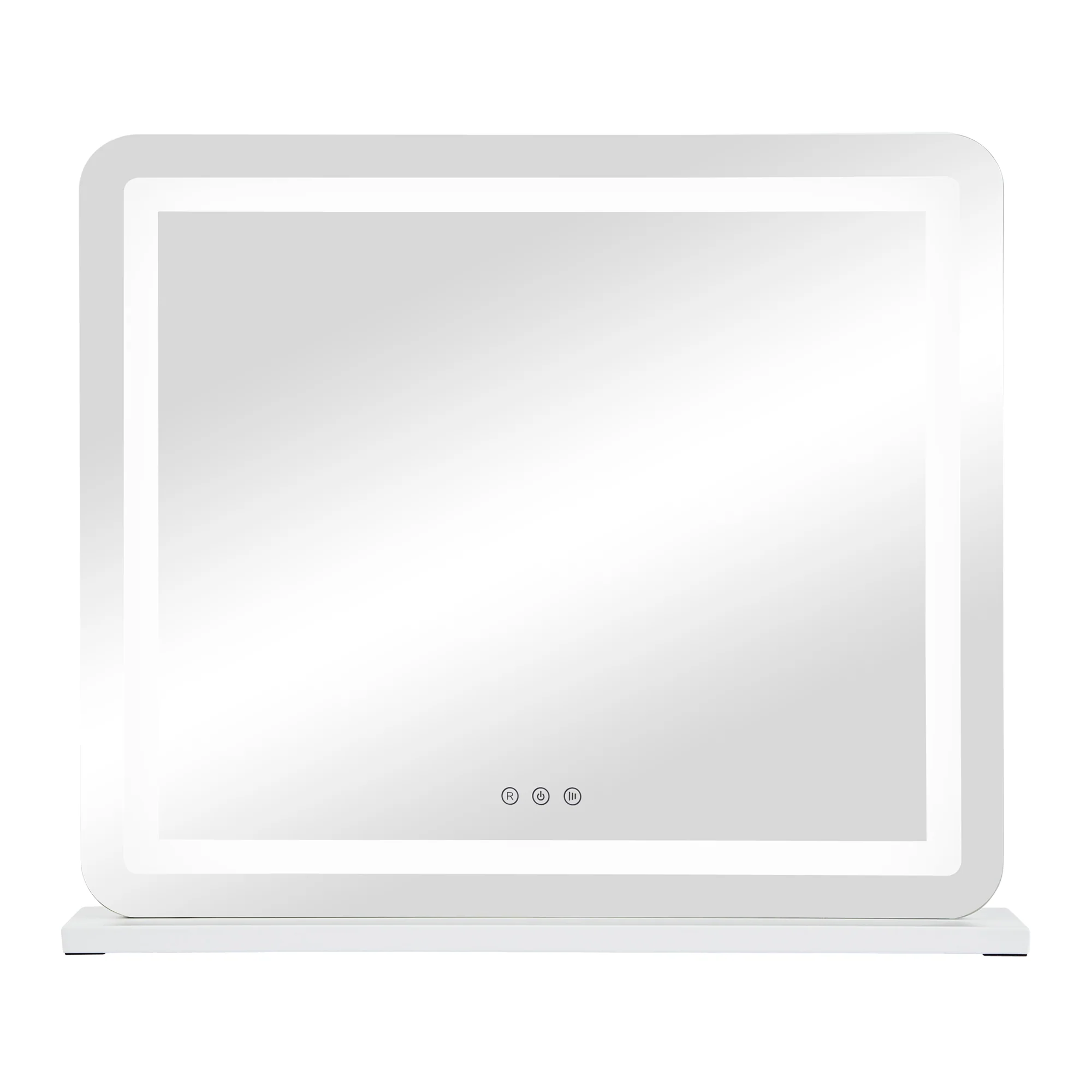 Luna 67cm Rectangle Front Illuminated Vanity Mirror White - Image 11