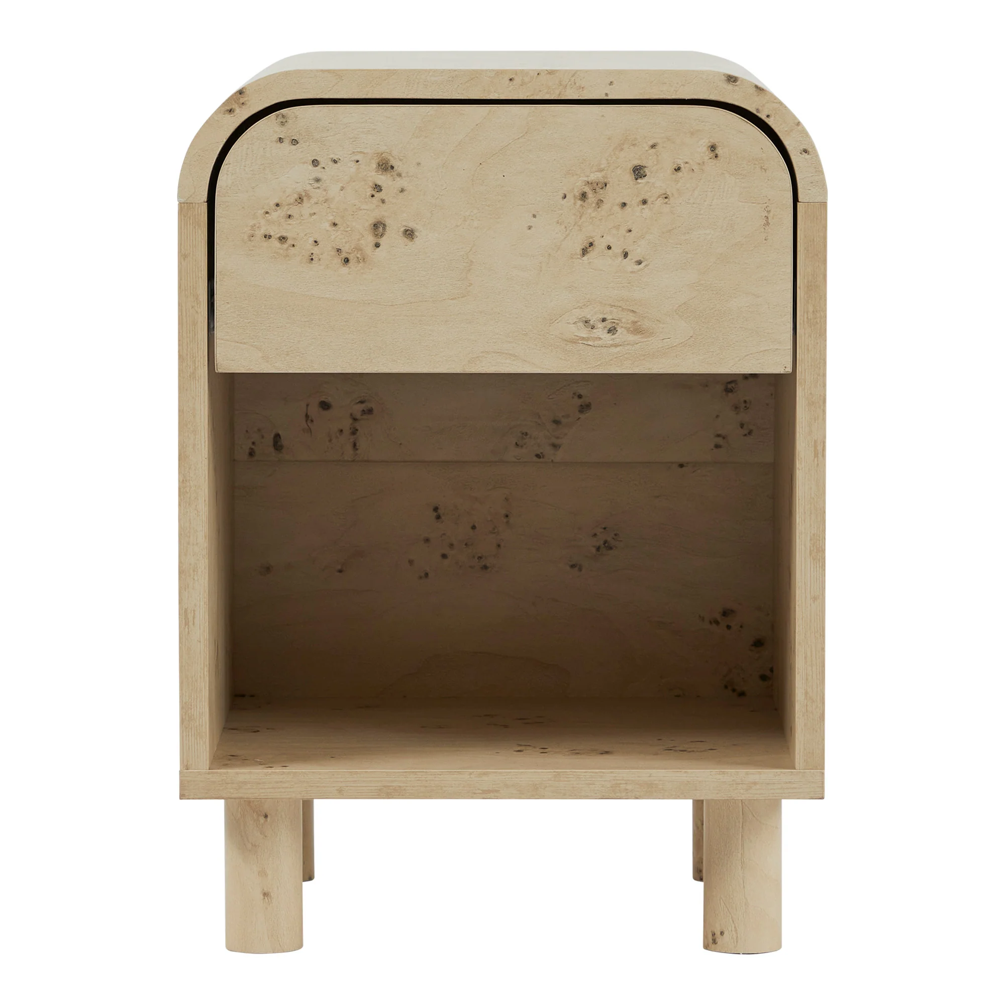 Mack Bedside Table Burl - Image 9