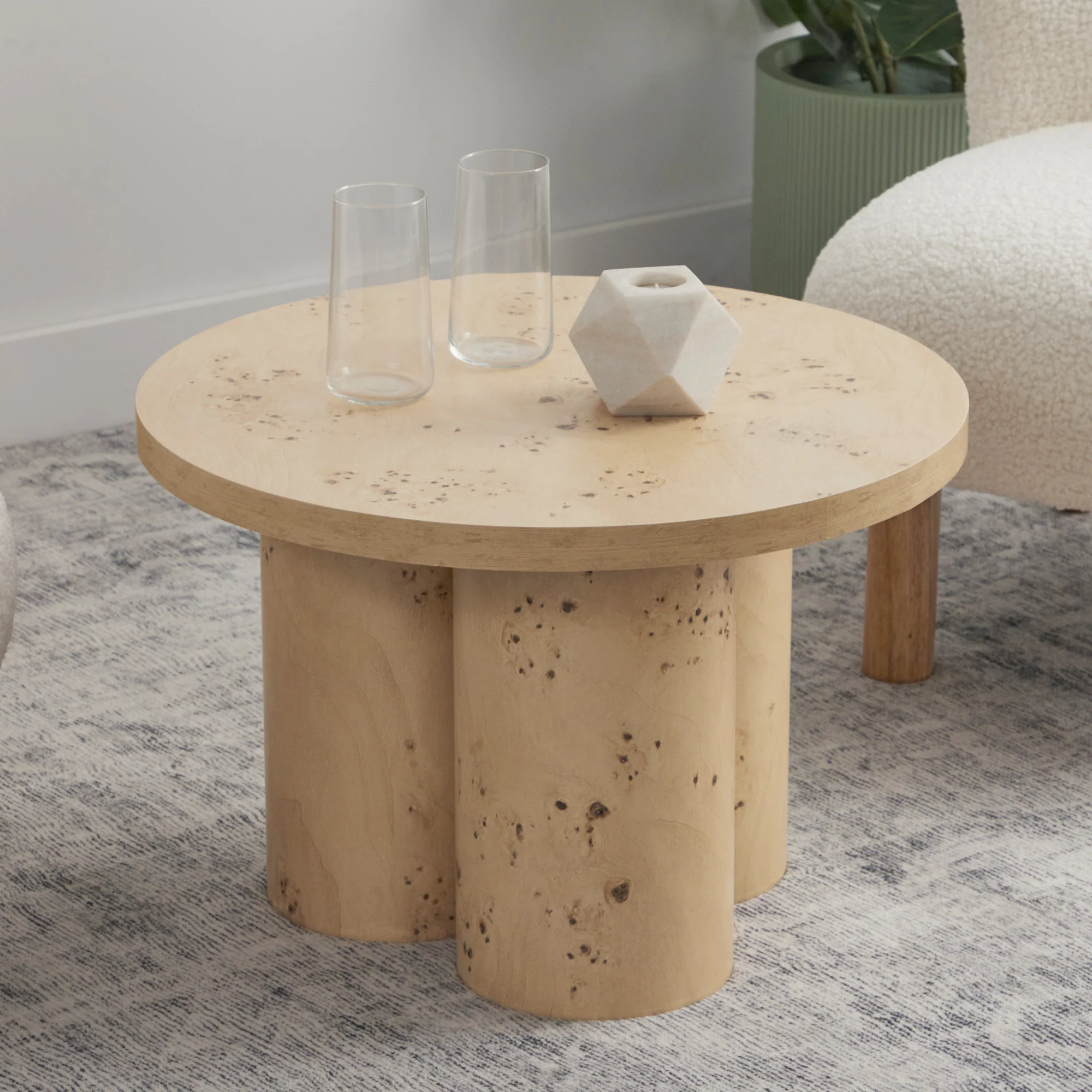 Mack Petite Coffee Table Burl