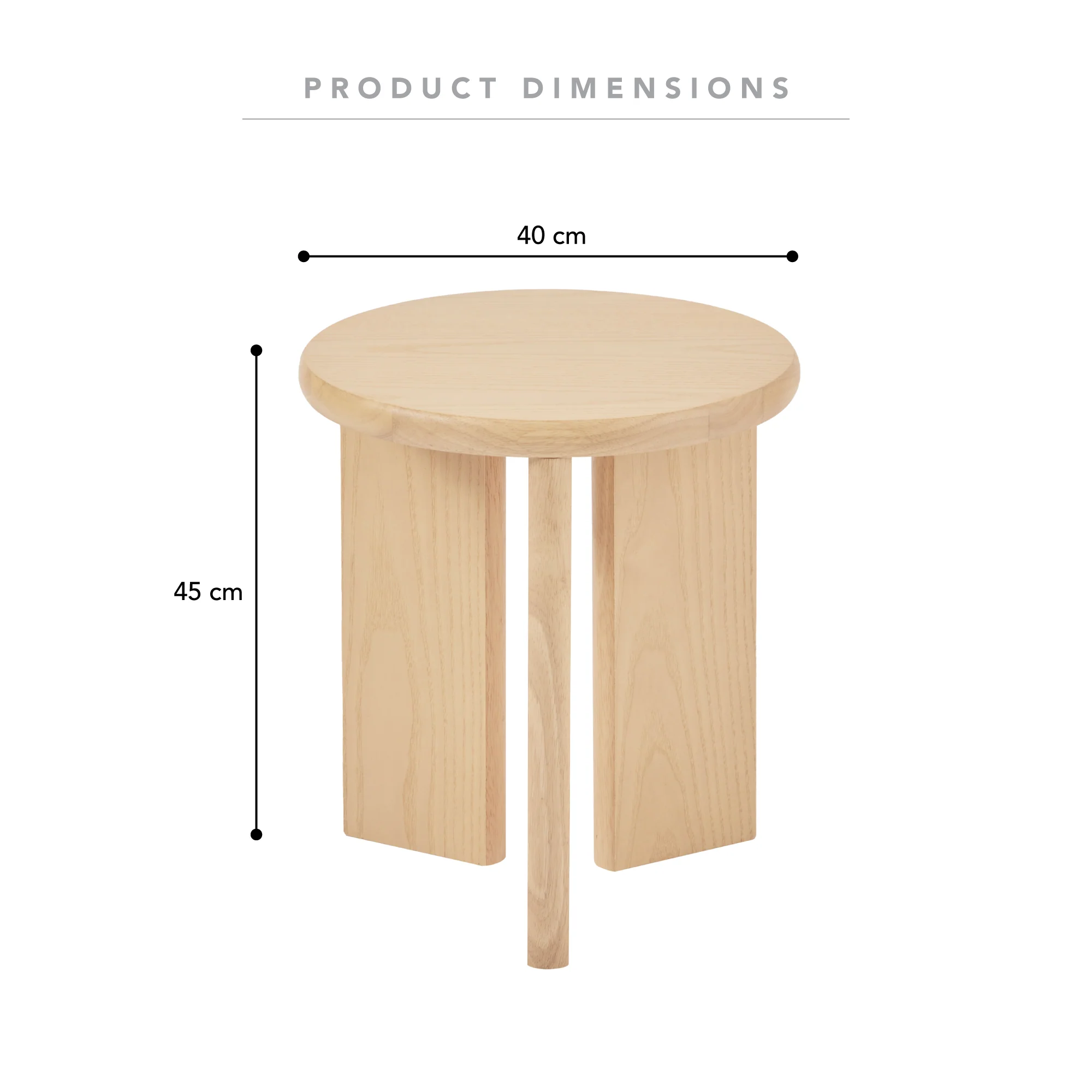 Mae Side Table Natural - Image 3