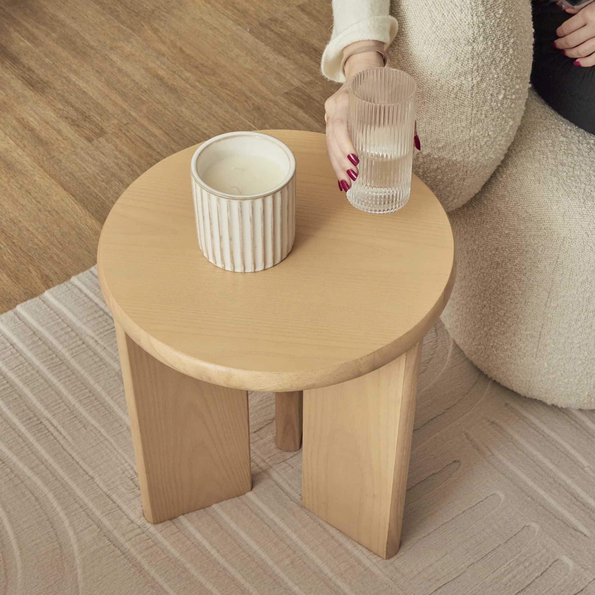 Mae Side Table Natural - Image 6
