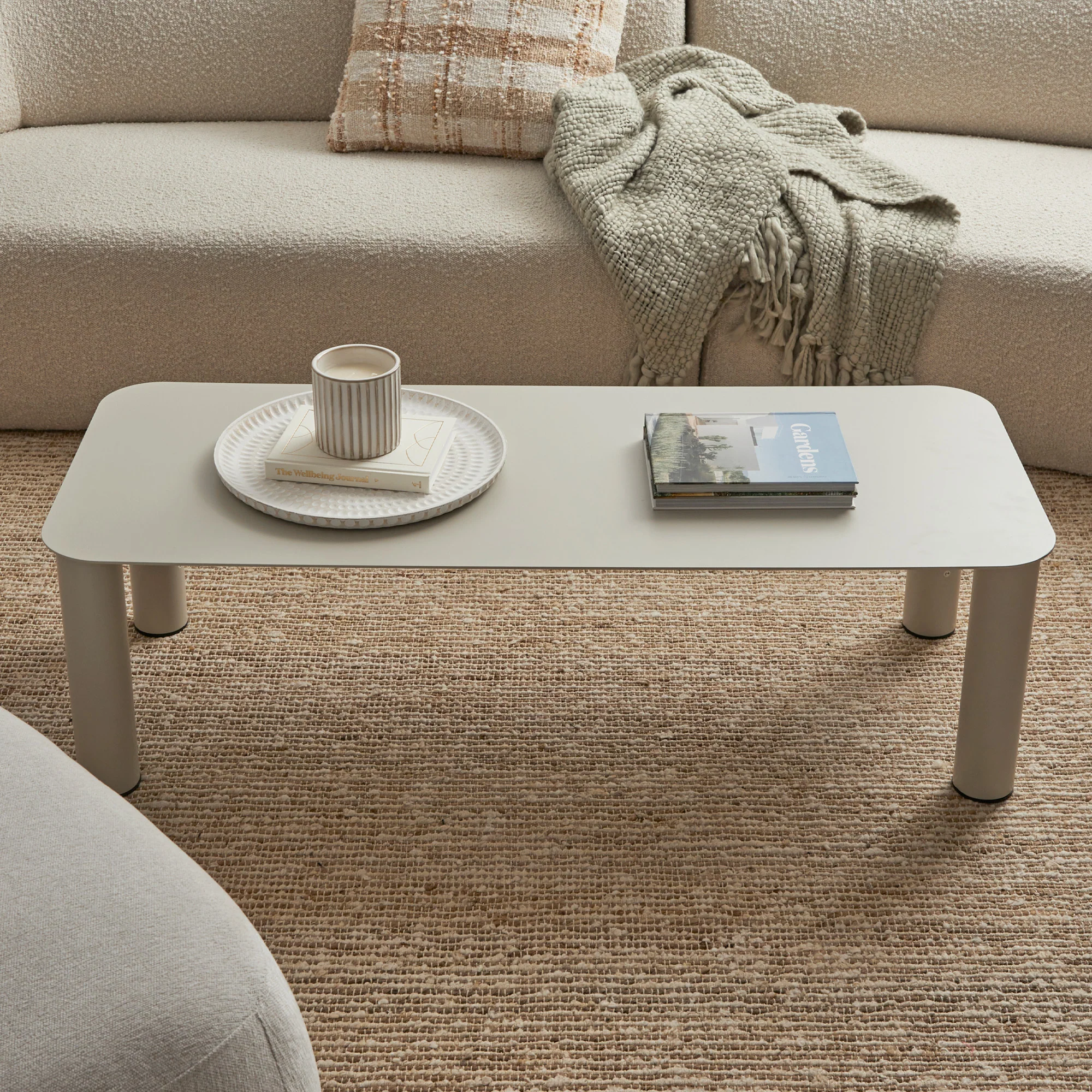 Maison Metal Coffee Table Birch - Image 7