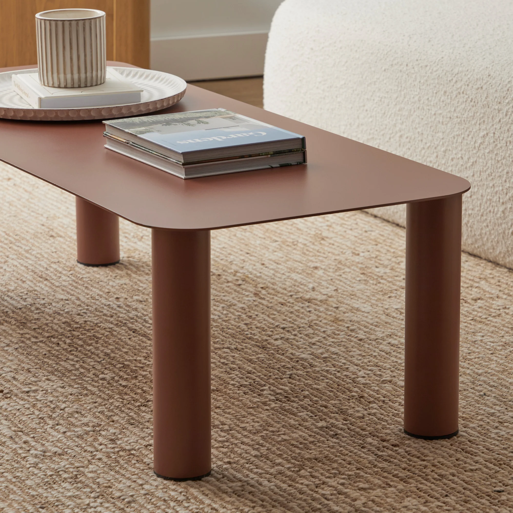 Maison Metal Coffee Table Mocha - Image 5