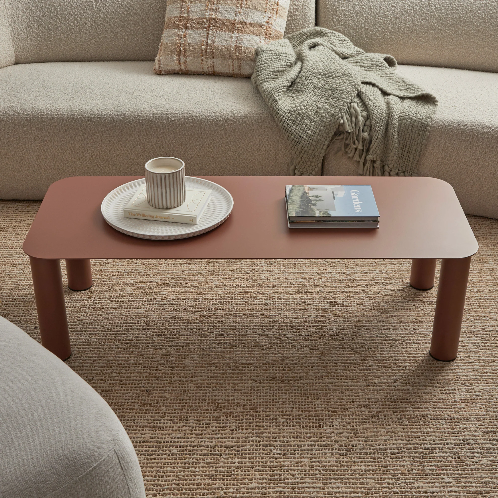 Maison Metal Coffee Table Mocha - Image 7