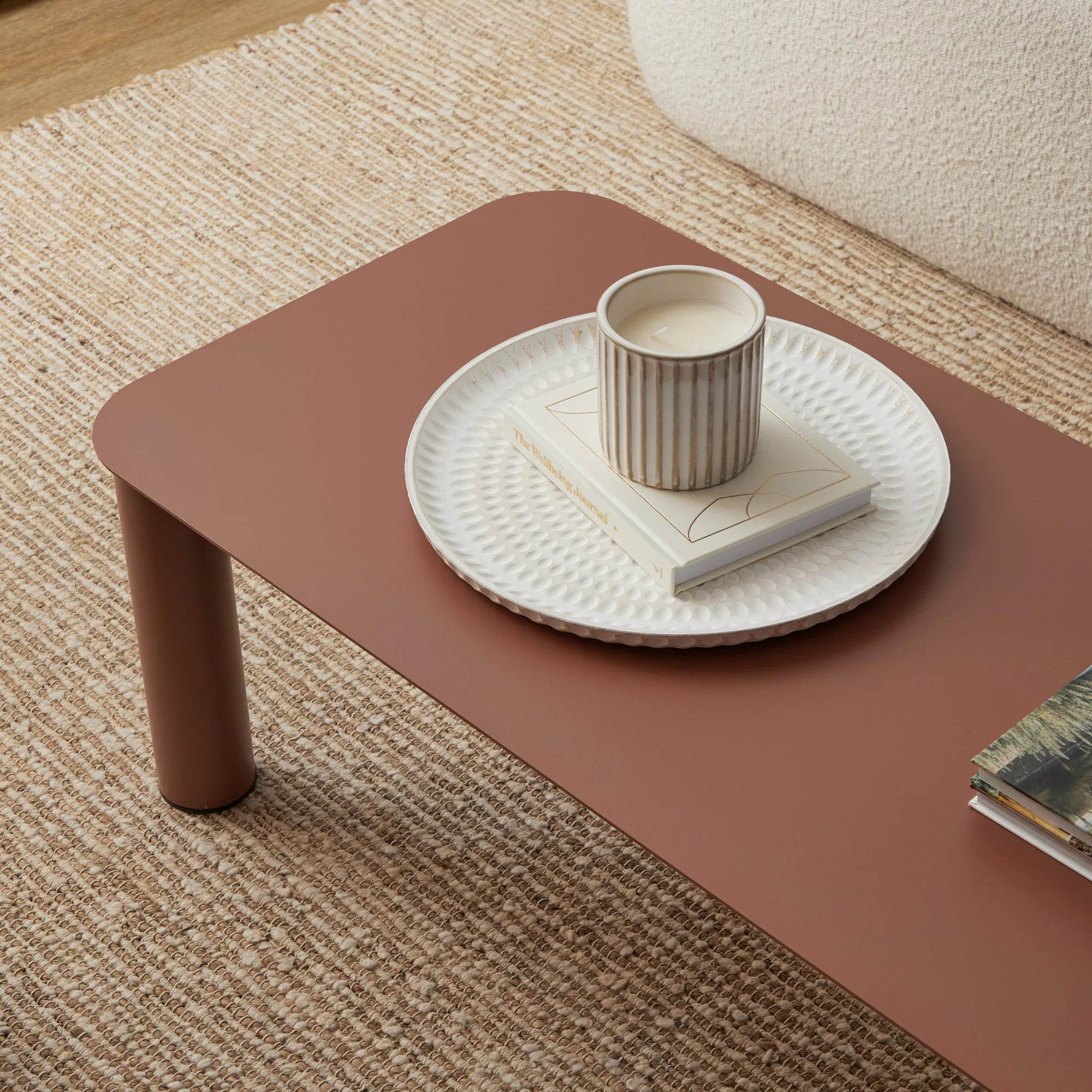 Maison Metal Coffee Table Mocha - Image 8