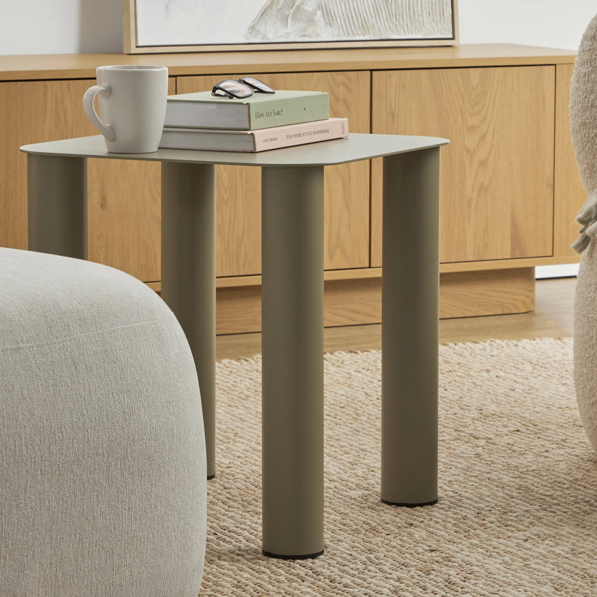Maison Metal Square Side Table Olive - Image 6