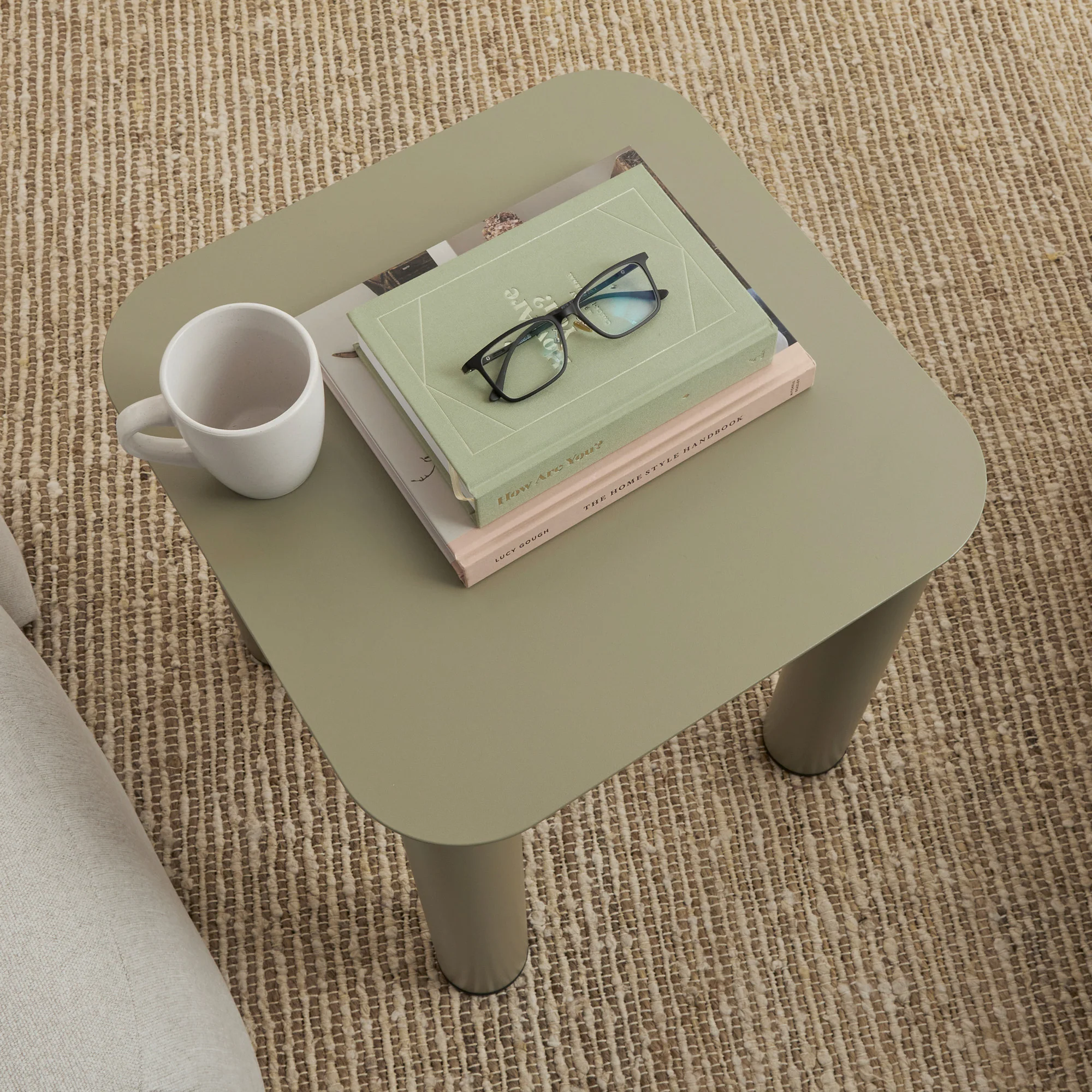 Maison Metal Square Side Table Olive - Image 7