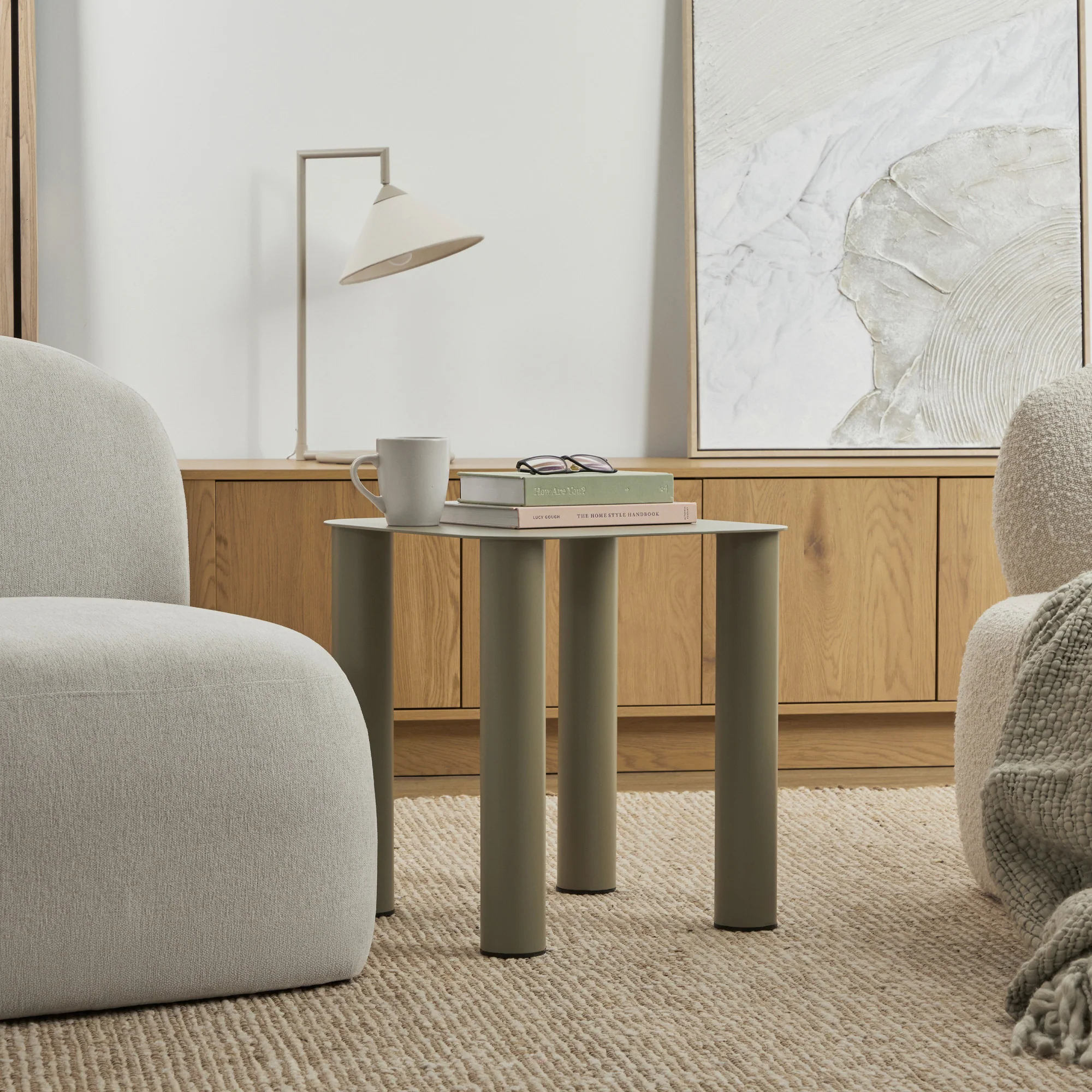 Maison Metal Square Side Table Olive - Image 9