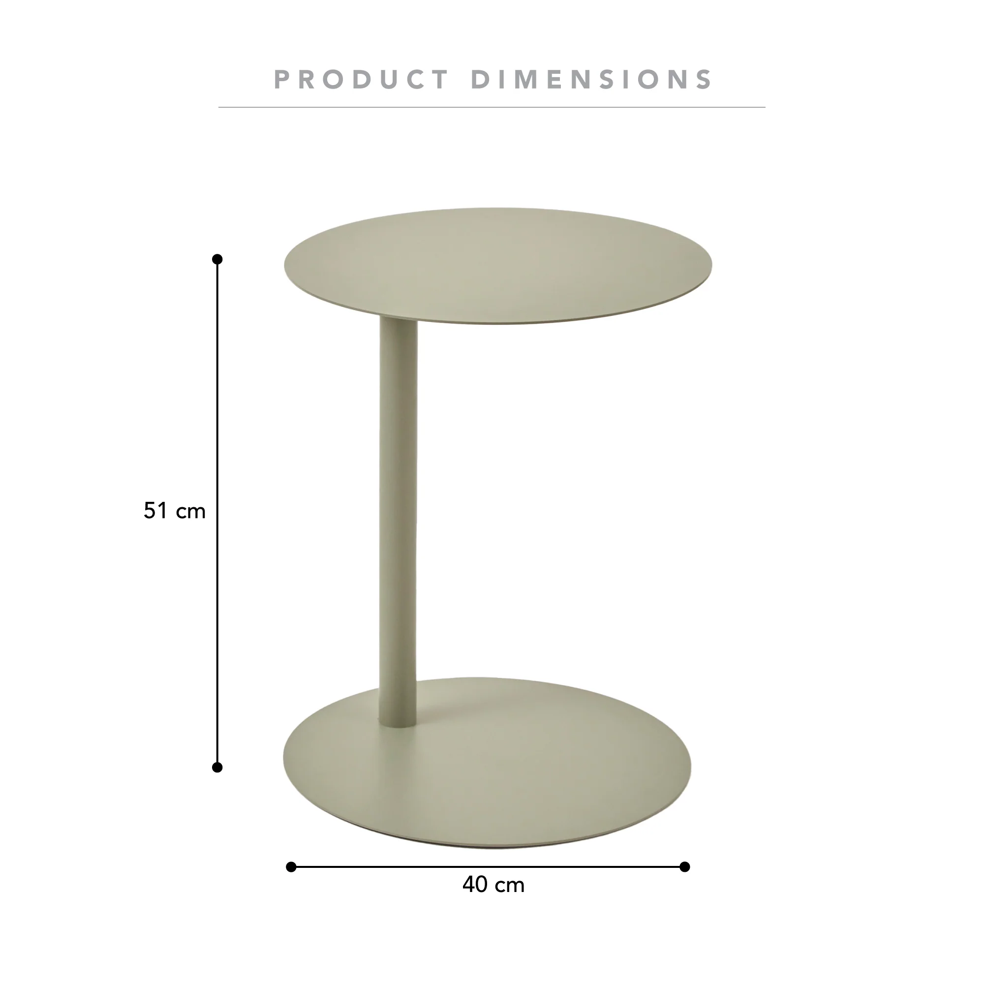 Maison Side Table Olive - Image 3