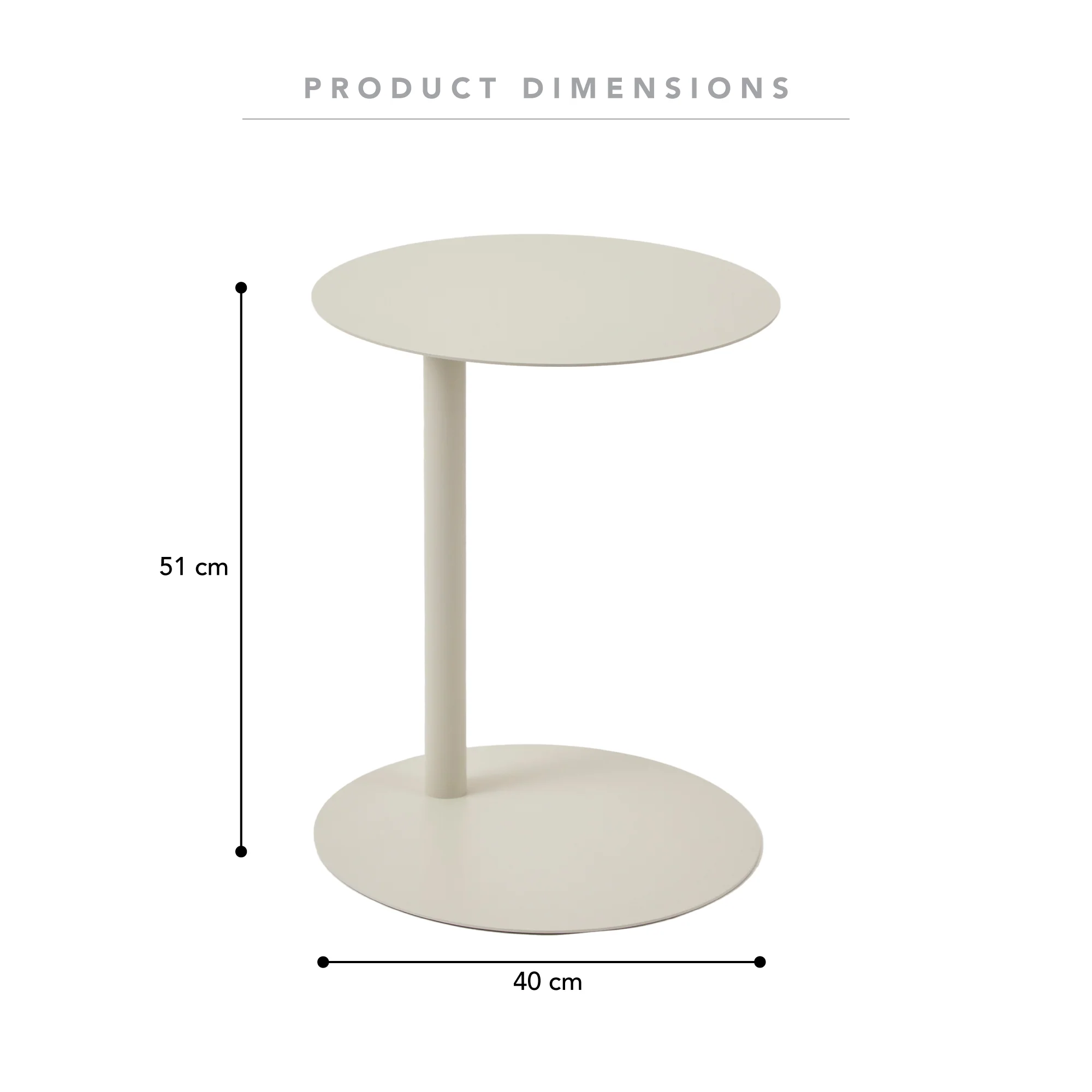 Maison Side Table Birch - Image 3