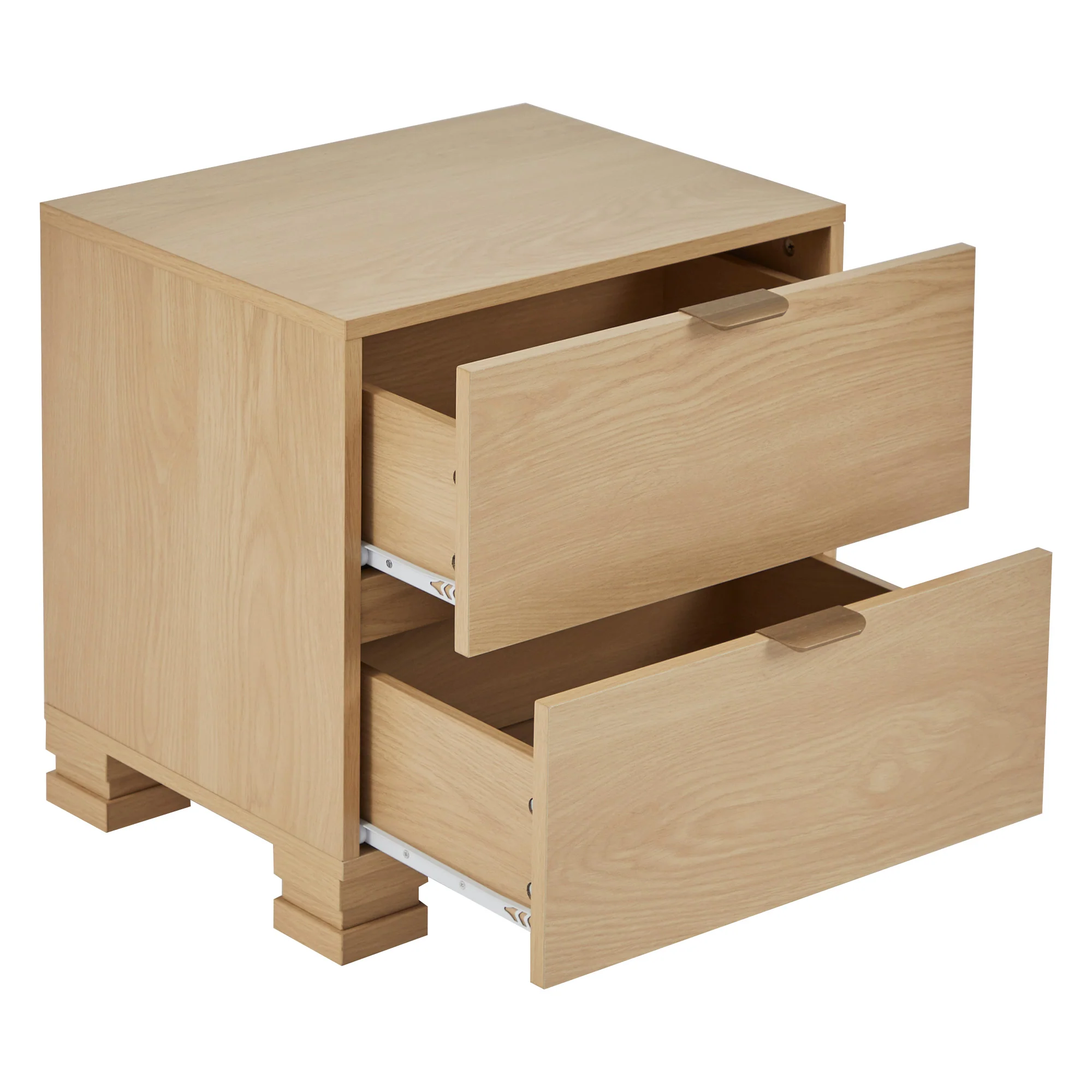 Malcom Bedside Table Oak - Image 13
