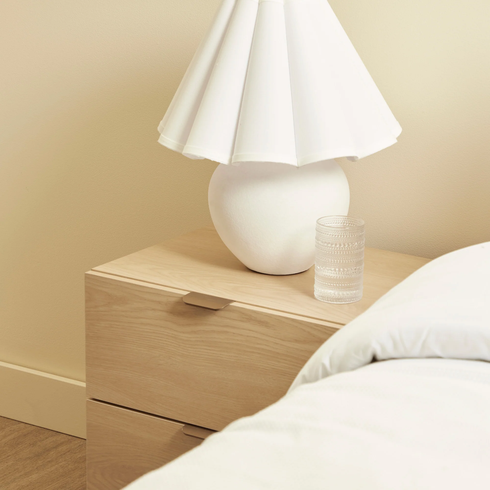 Malcom Bedside Table Oak - Image 5