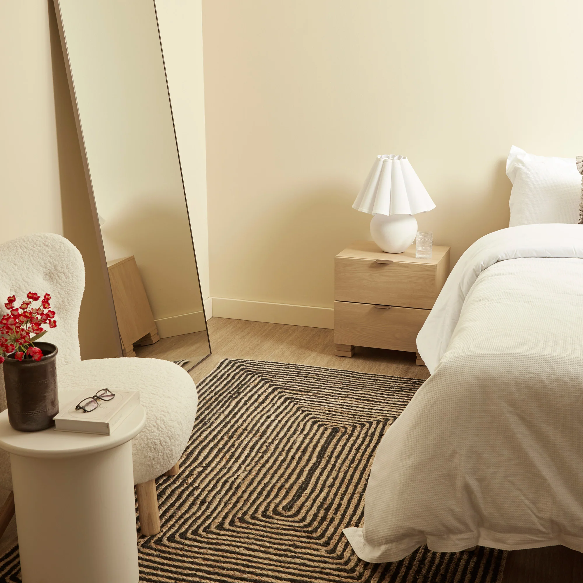 Malcom Bedside Table Oak - Image 9