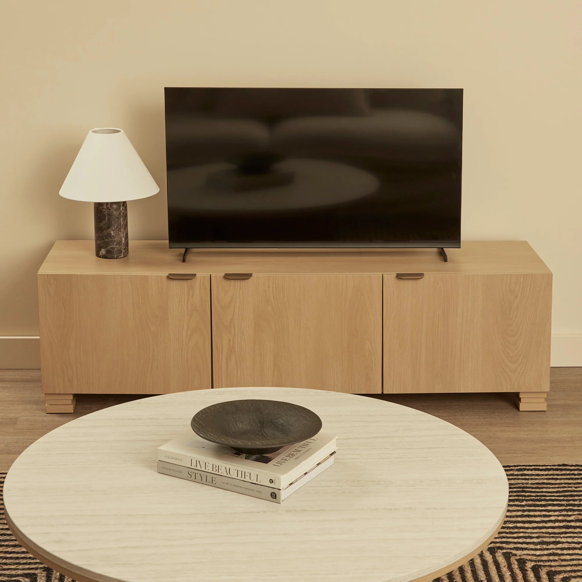Malcom Entertainment Unit Oak (150cm) - Image 4