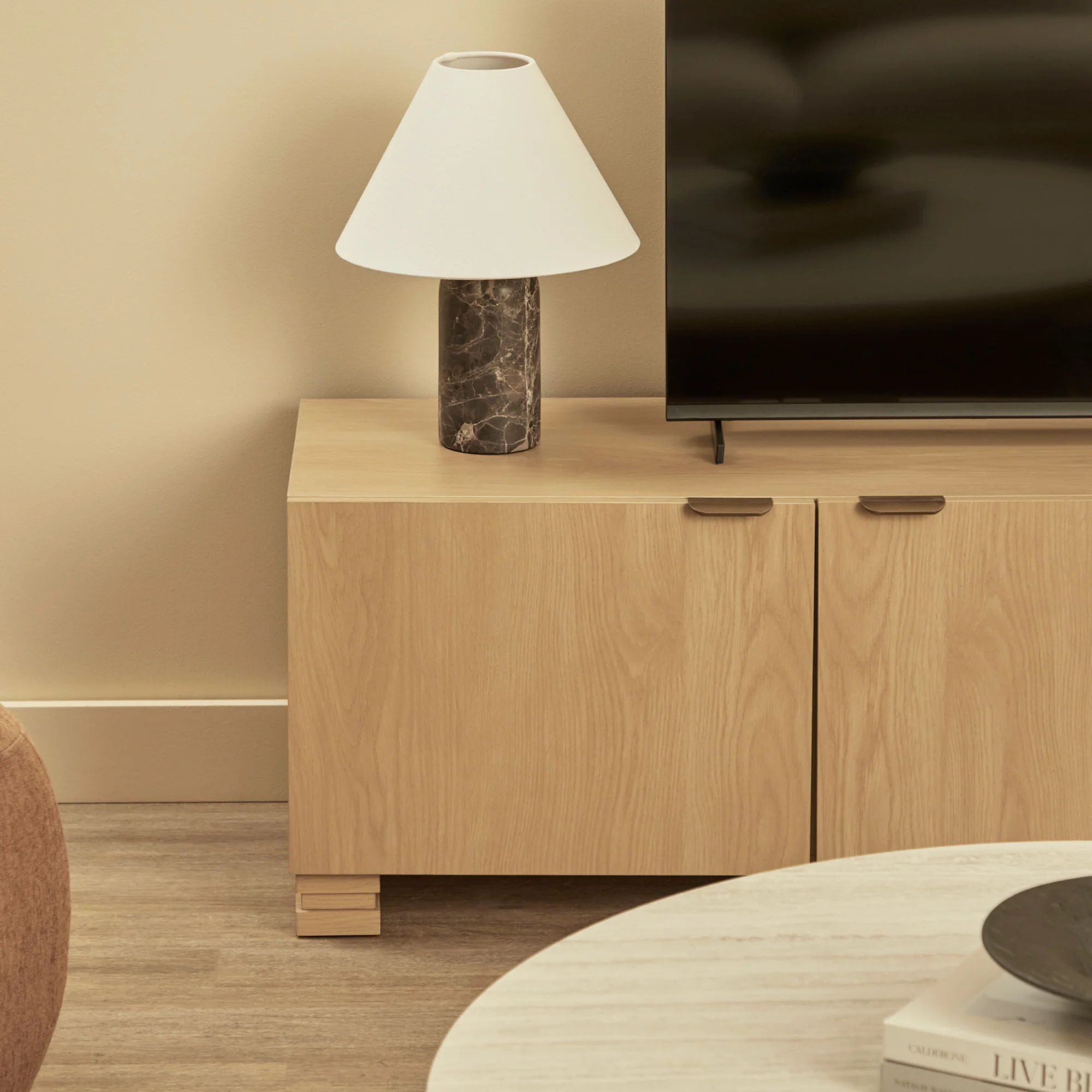 Malcom Entertainment Unit Oak (150cm) - Image 5