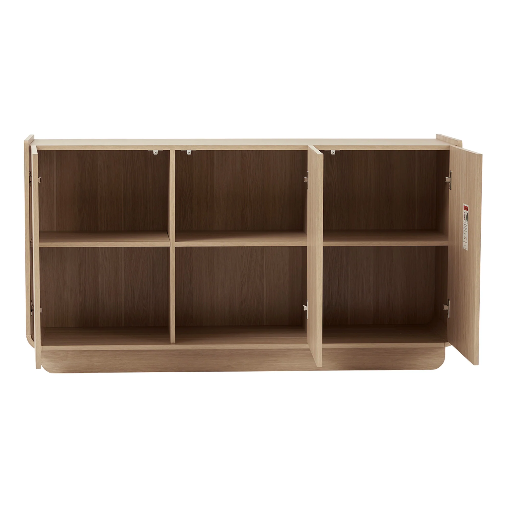 Malmo 3 Door Buffet Oak (140cm) - Image 12