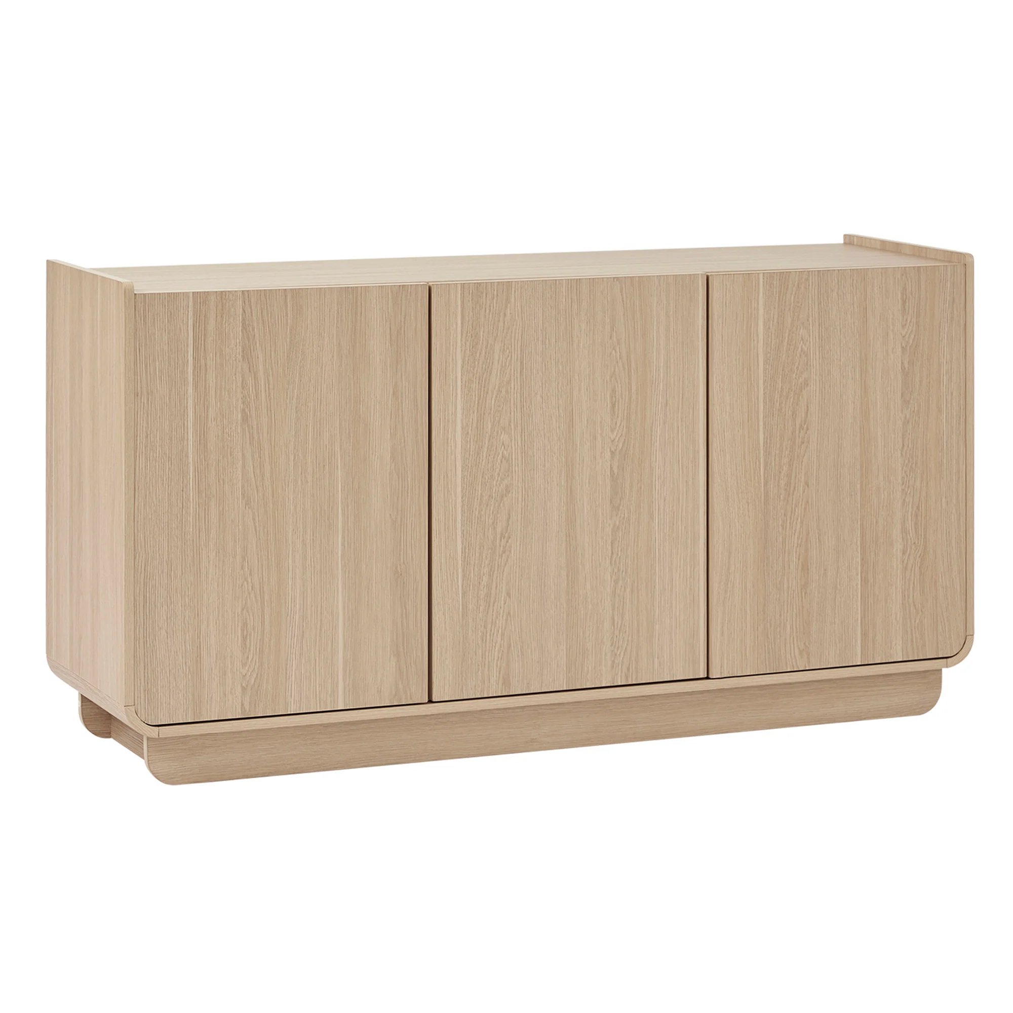 Malmo 3 Door Buffet Oak (140cm) - Image 2