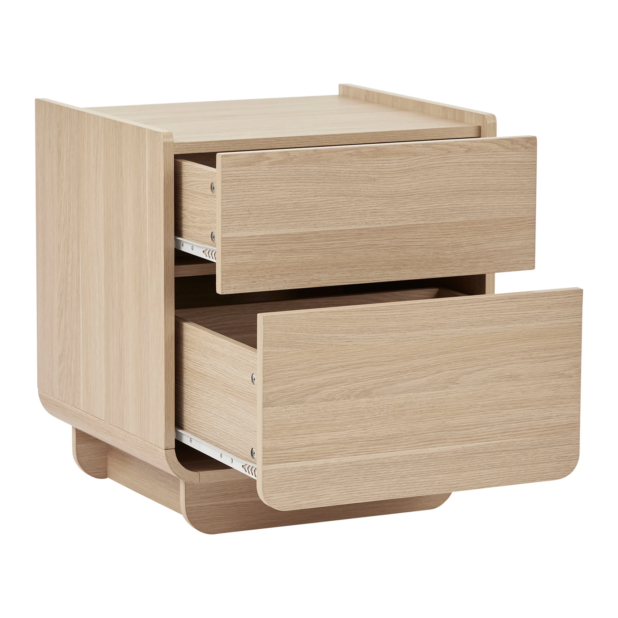 Malmo Bedside Table Oak - Image 12