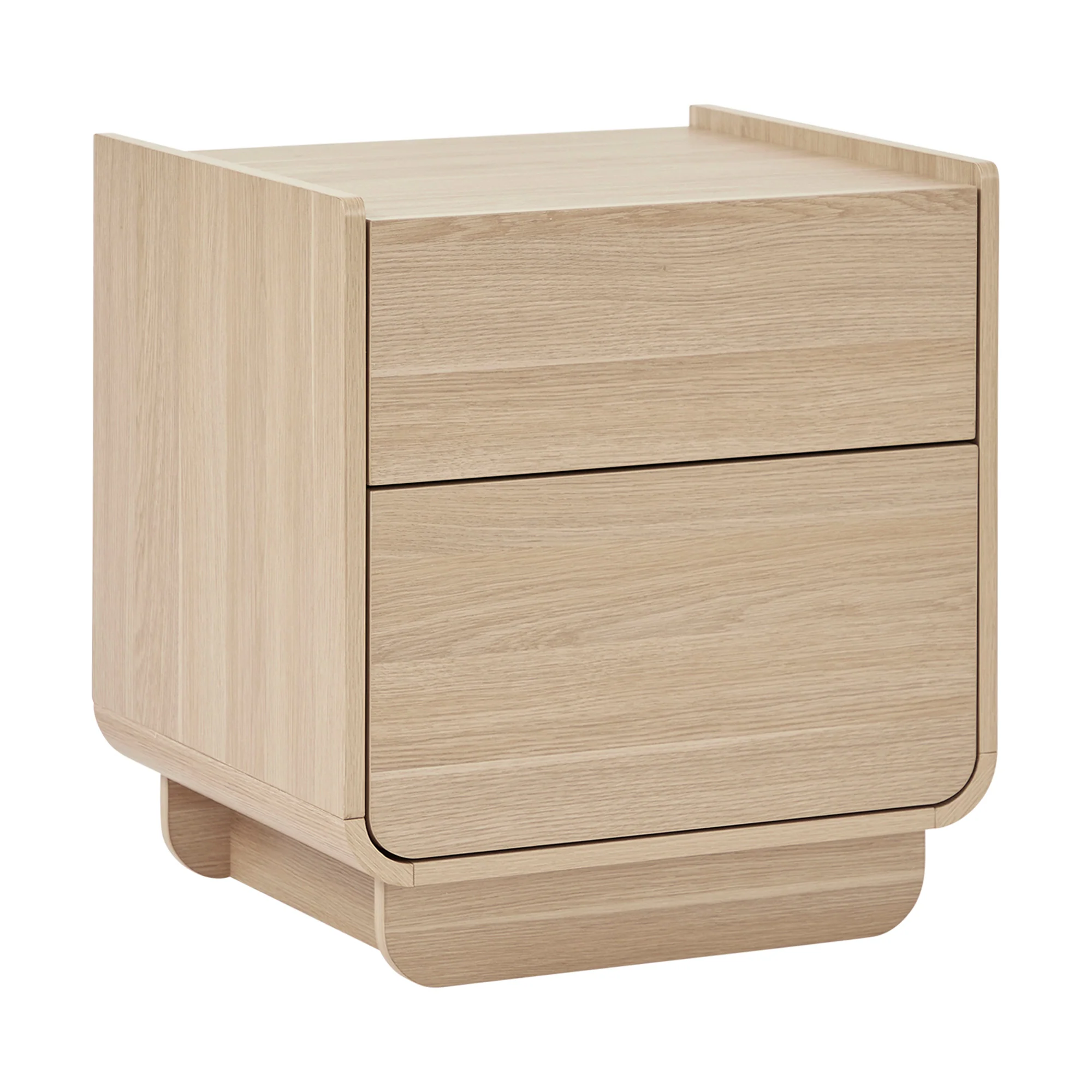 Malmo Bedside Table Oak - Image 2
