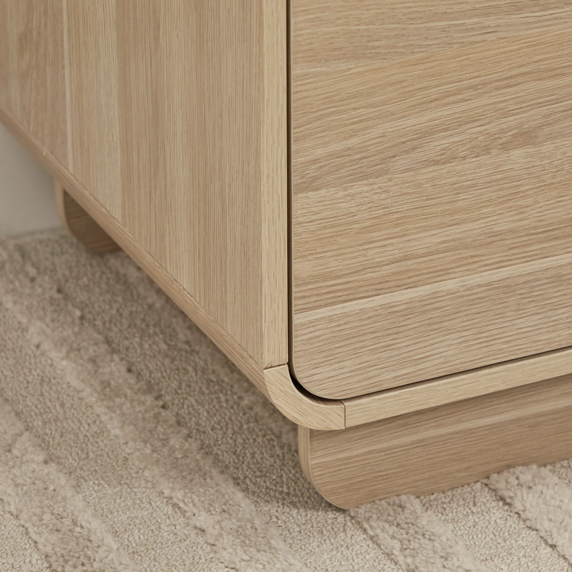Malmo Bedside Table Oak (Set of 2) - Image 9