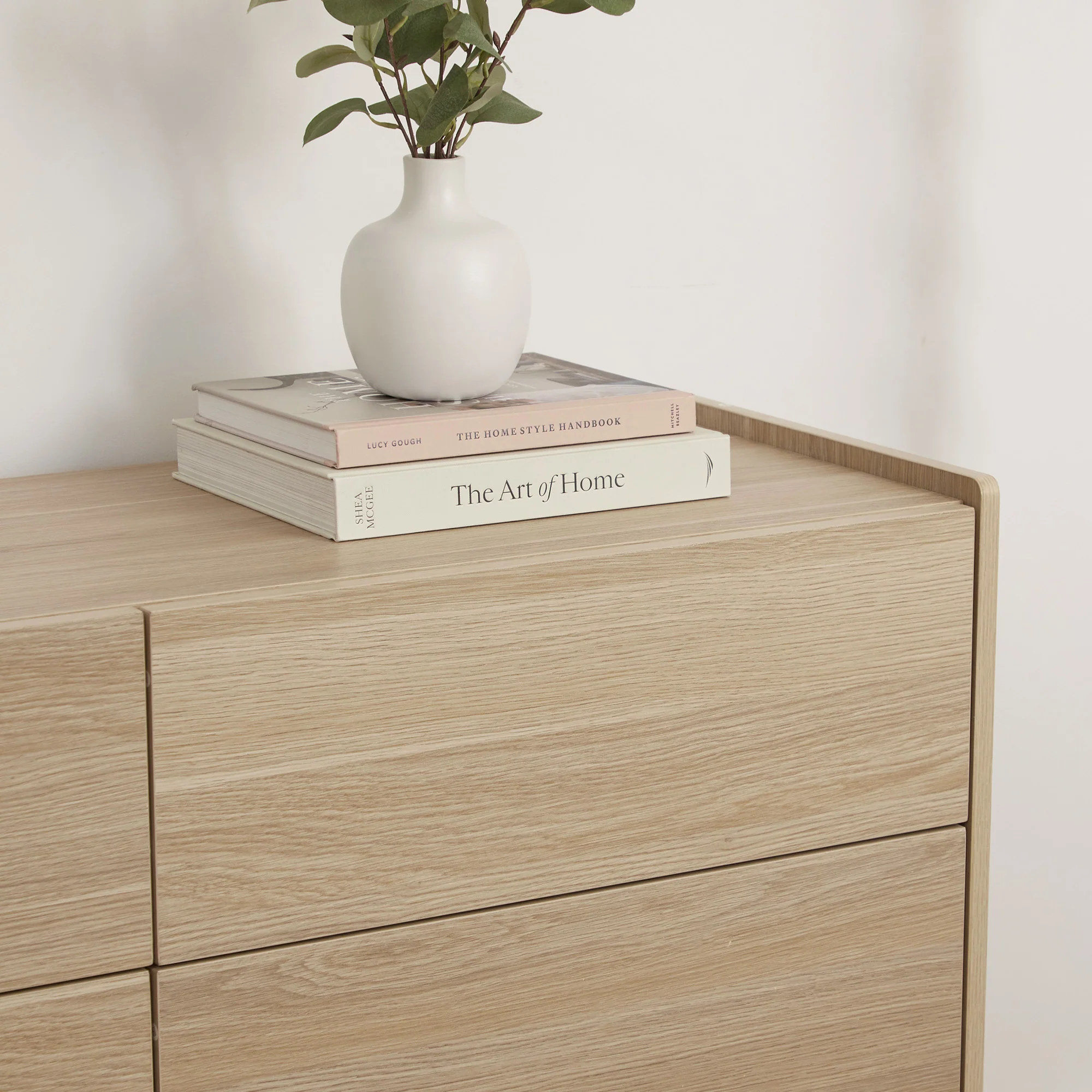 Malmo Chest of 6 Drawers Oak - Image 4