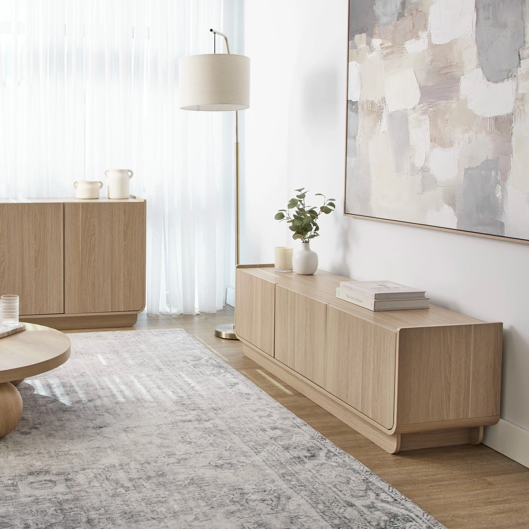 Malmo Entertainment Unit Oak (150cm) - Image 10